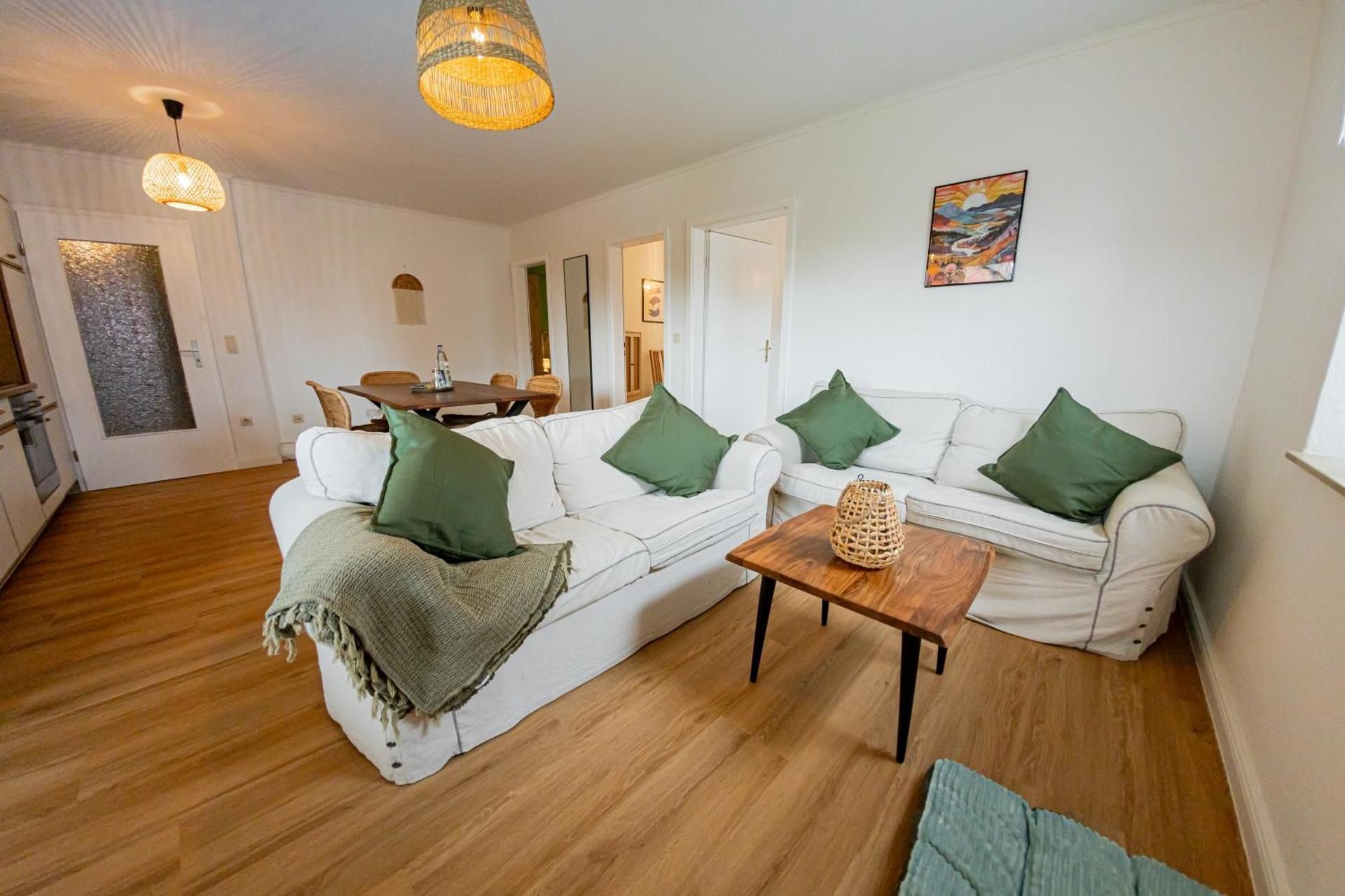 Three-Bedroom Apartment with Balcony
