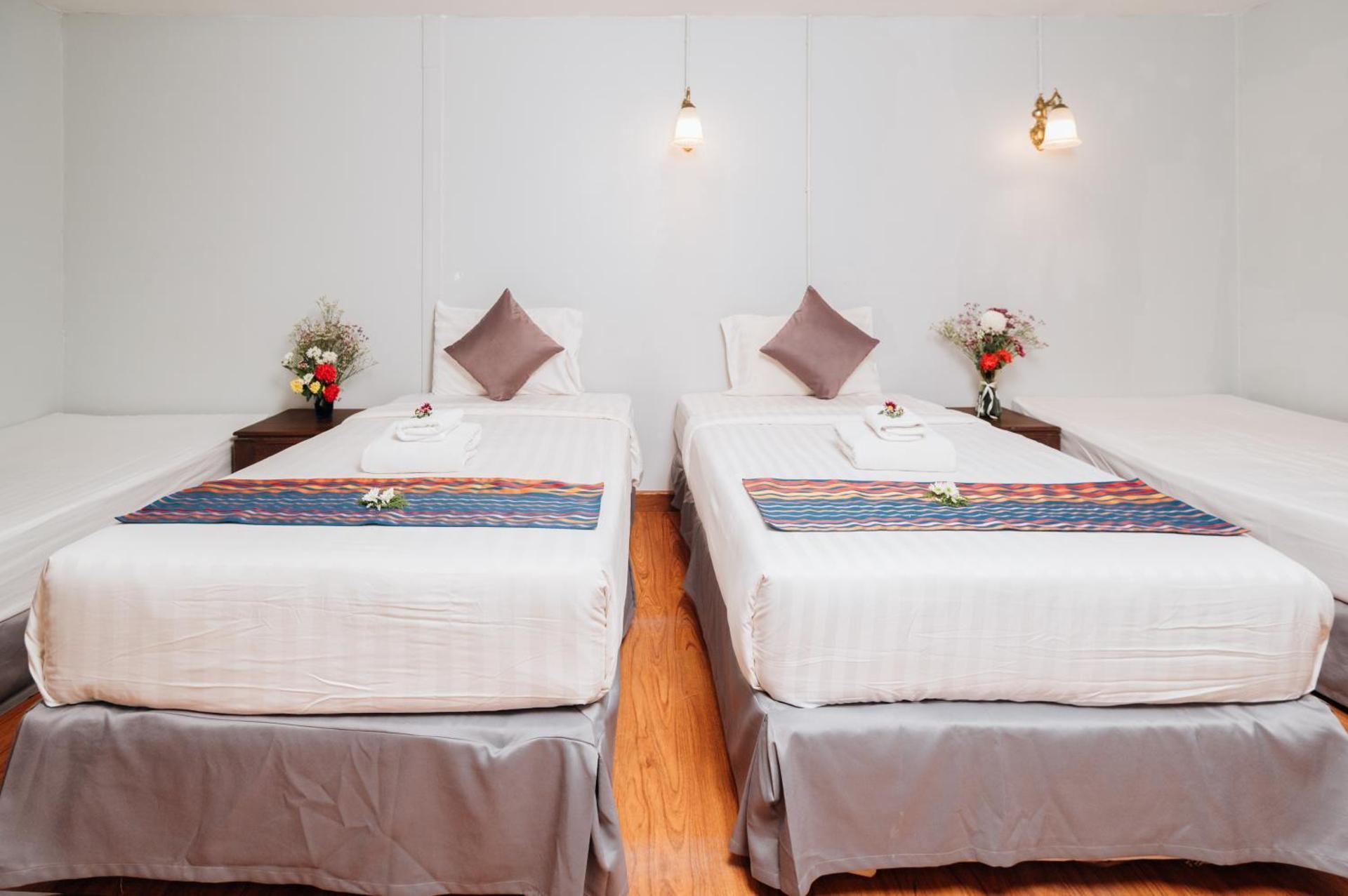 Standard Four Single Beds