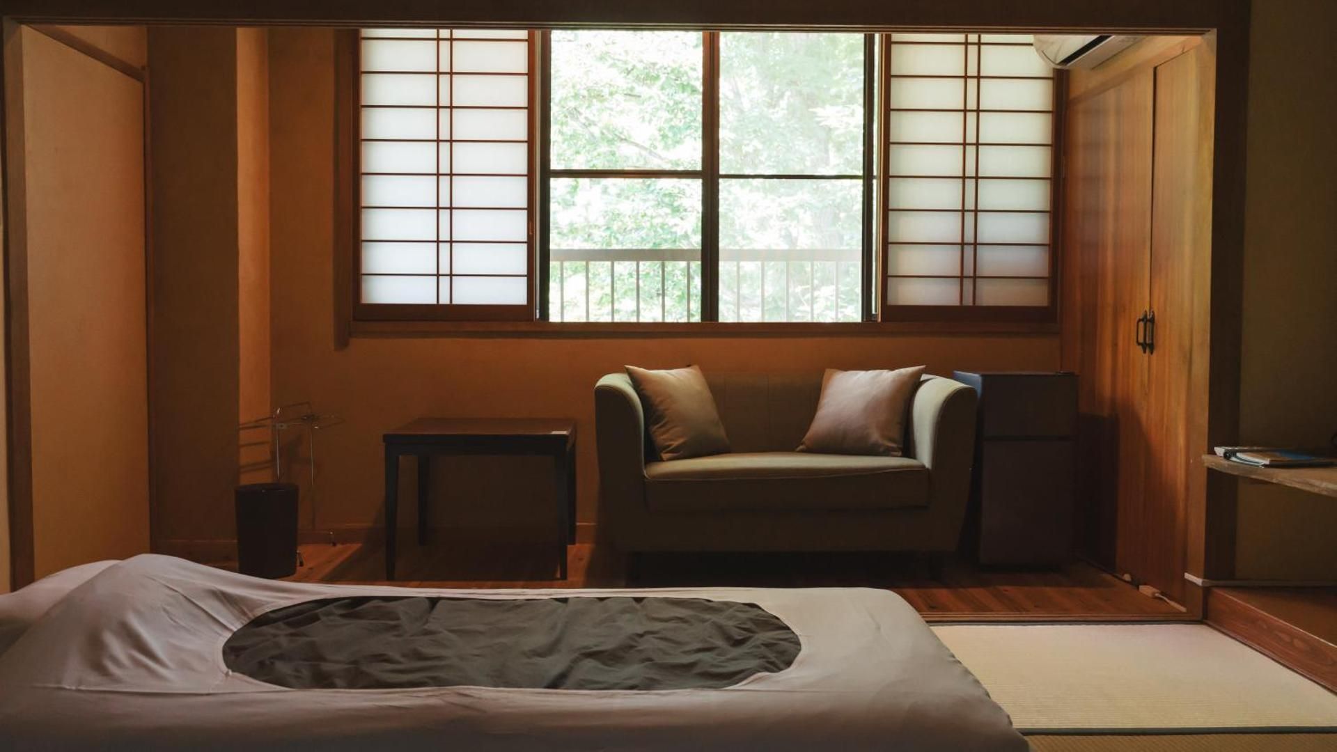 Japanese-Style Family Room with Private Bathroom