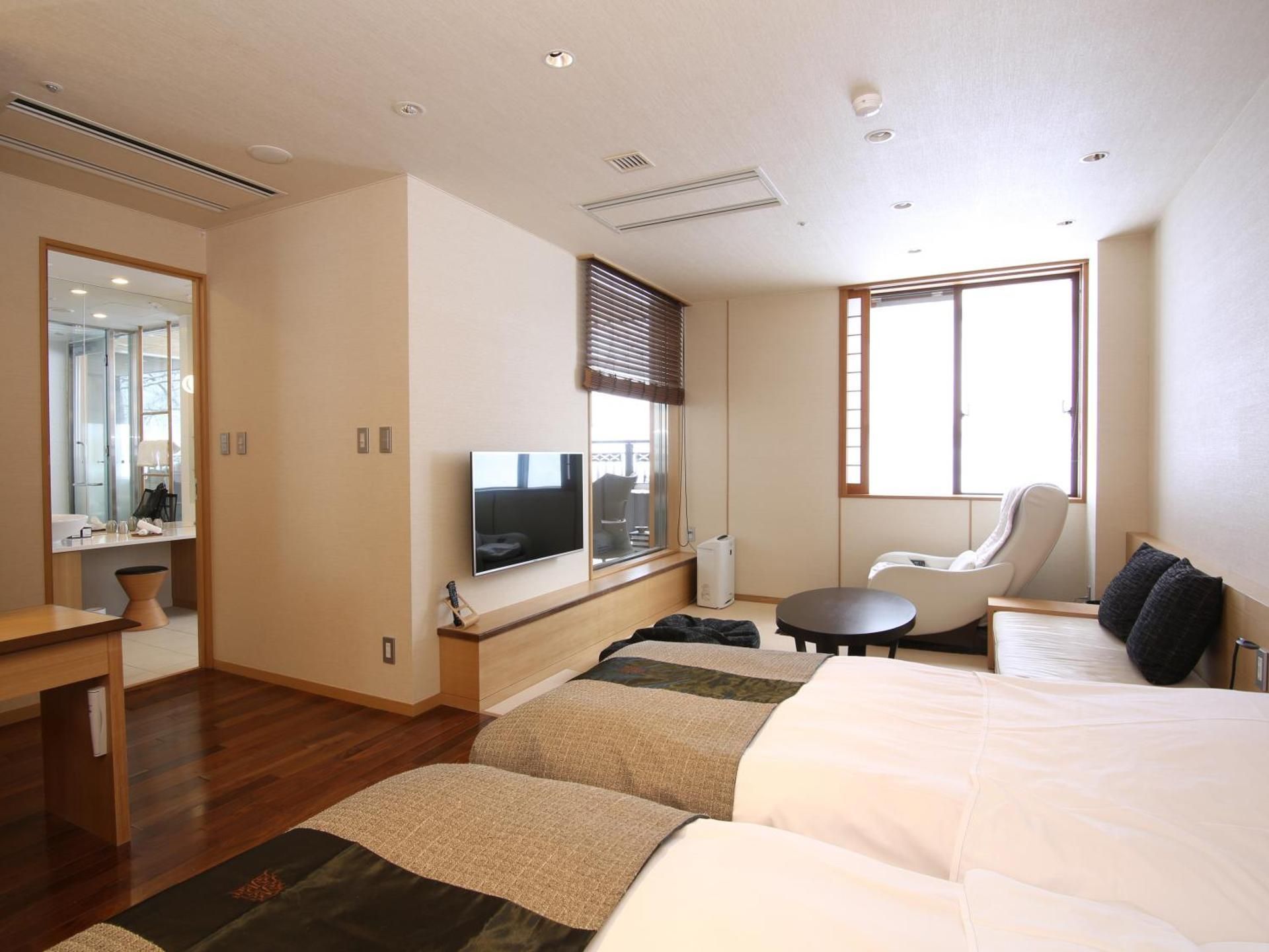 Niseko Konbu Onsen Tsuruga Besso Moku No Sho Twin Suite Room with Onsen Open-Air Bath - Non-Smoking 3
