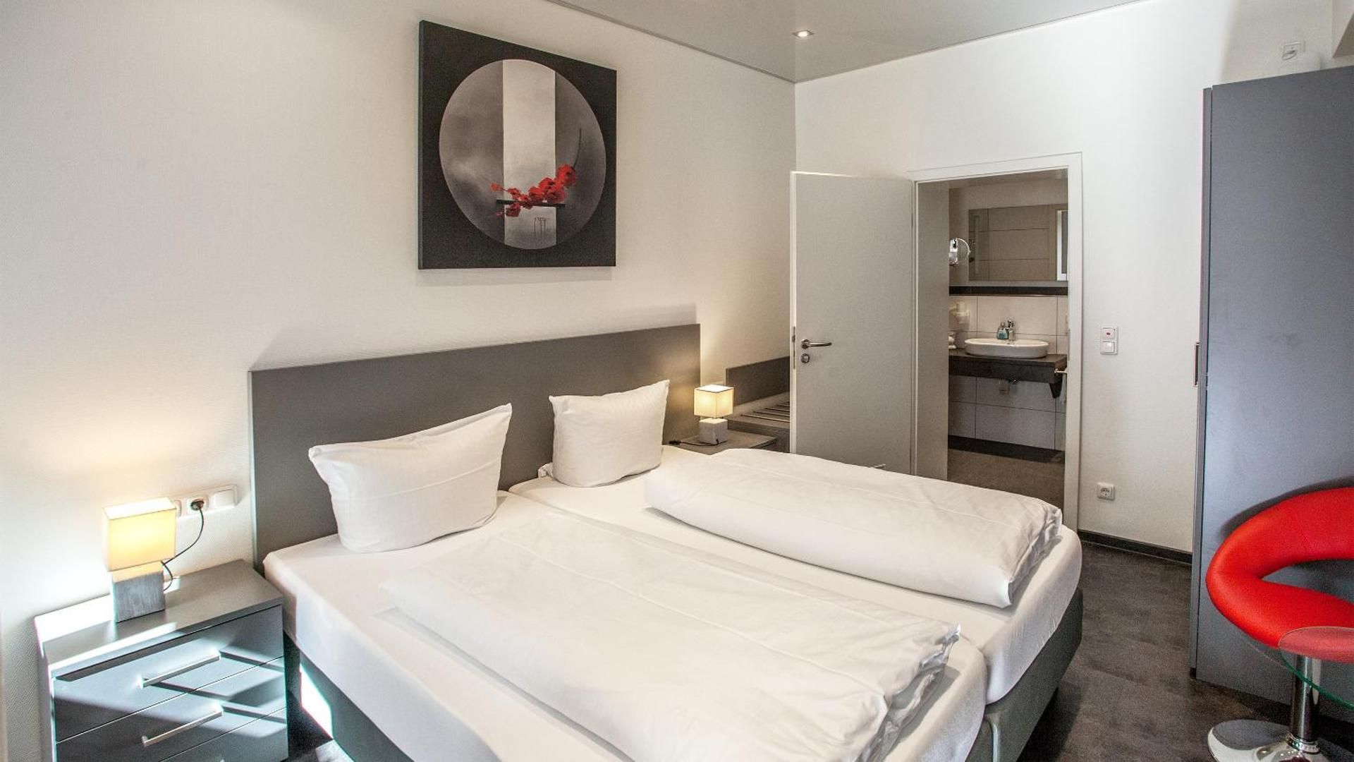 Hotel Zur Post Trier Einzelzimmer-Budget-Eigenes Badezimmer