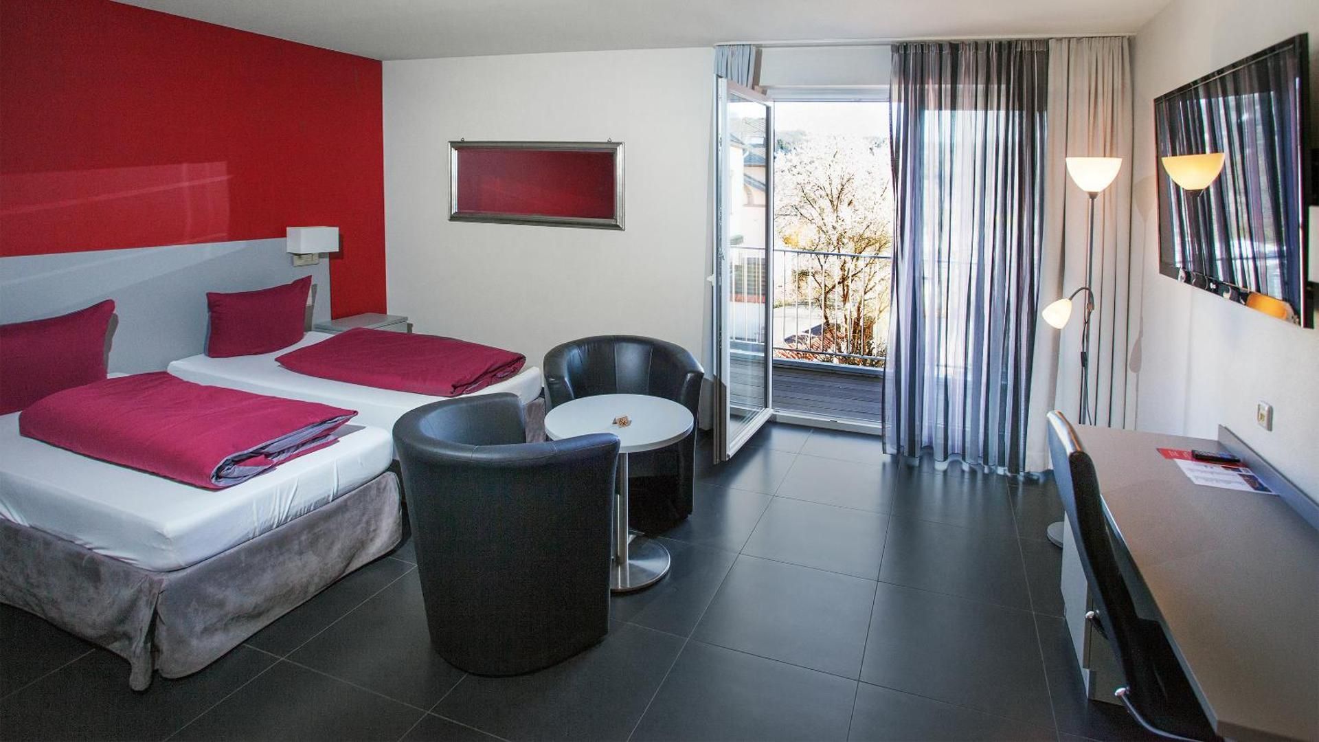 Hotel Zur Post Trier Doppelzimmer-mit Balkon-Deluxe-Eigenes Badezimmer