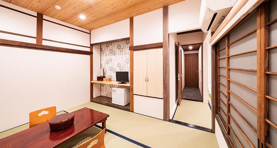 Family Room with Shared Bathroom