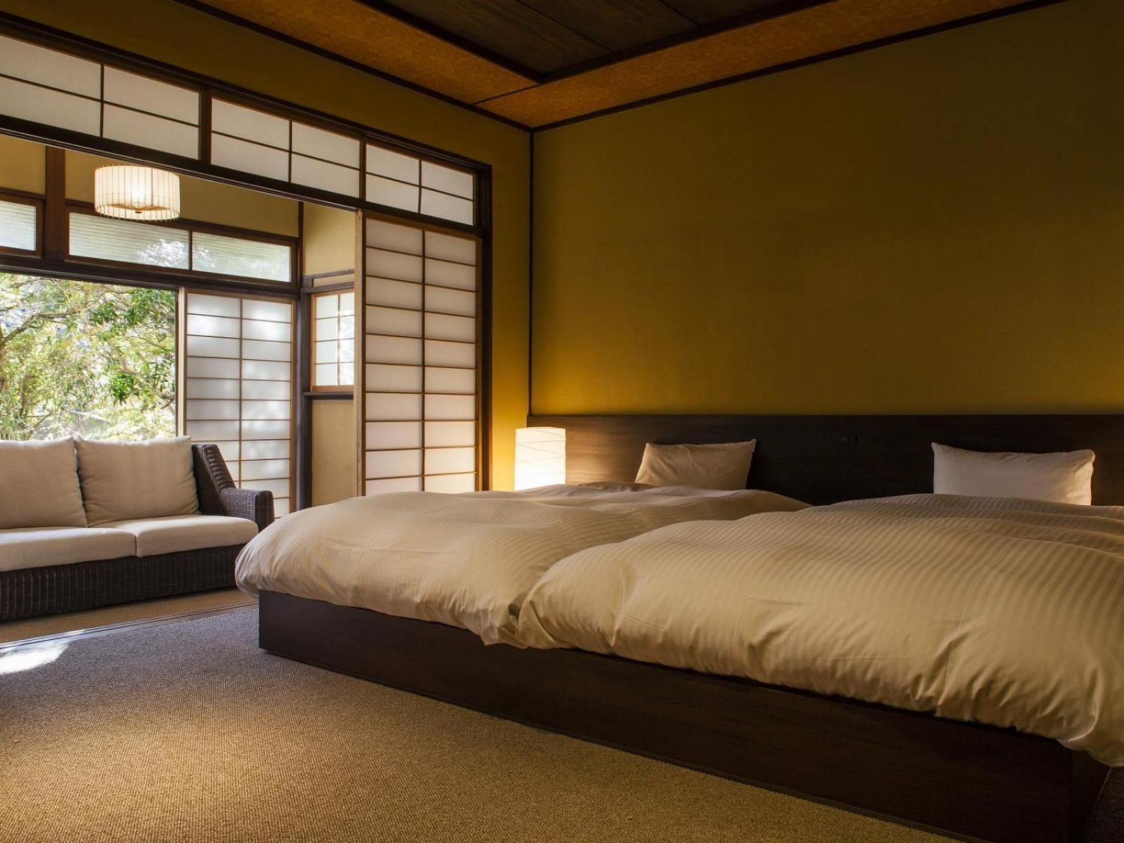 Premium Room with Hot Spring Open-Air Bath "Wakamatsu"