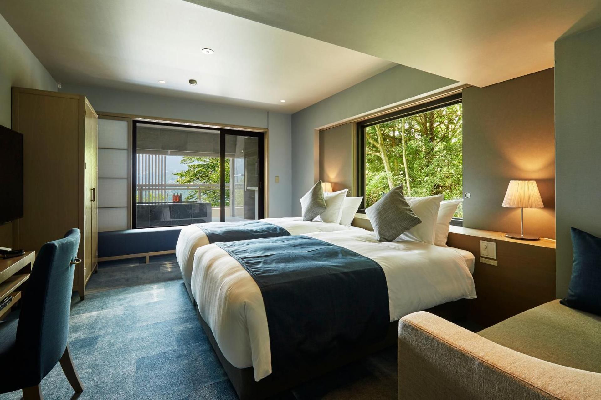 Superior Twin Room with Open Air bath - Non-Smoking