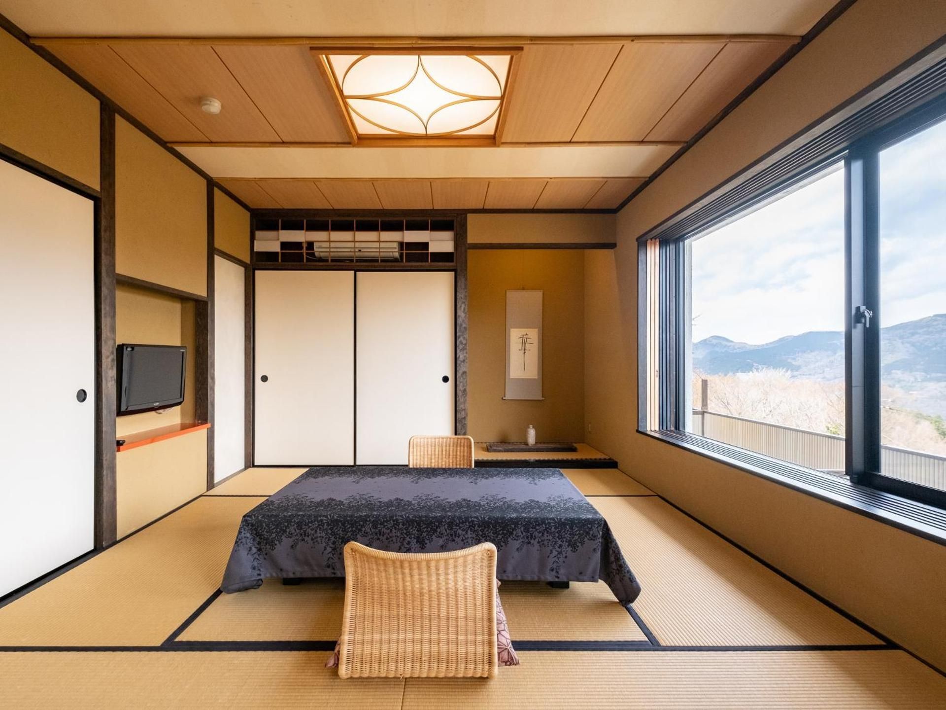 Japanese-Western Queen Double Room 46 Sqm - Separate Guest Room with Open-Air Bath for 2 People