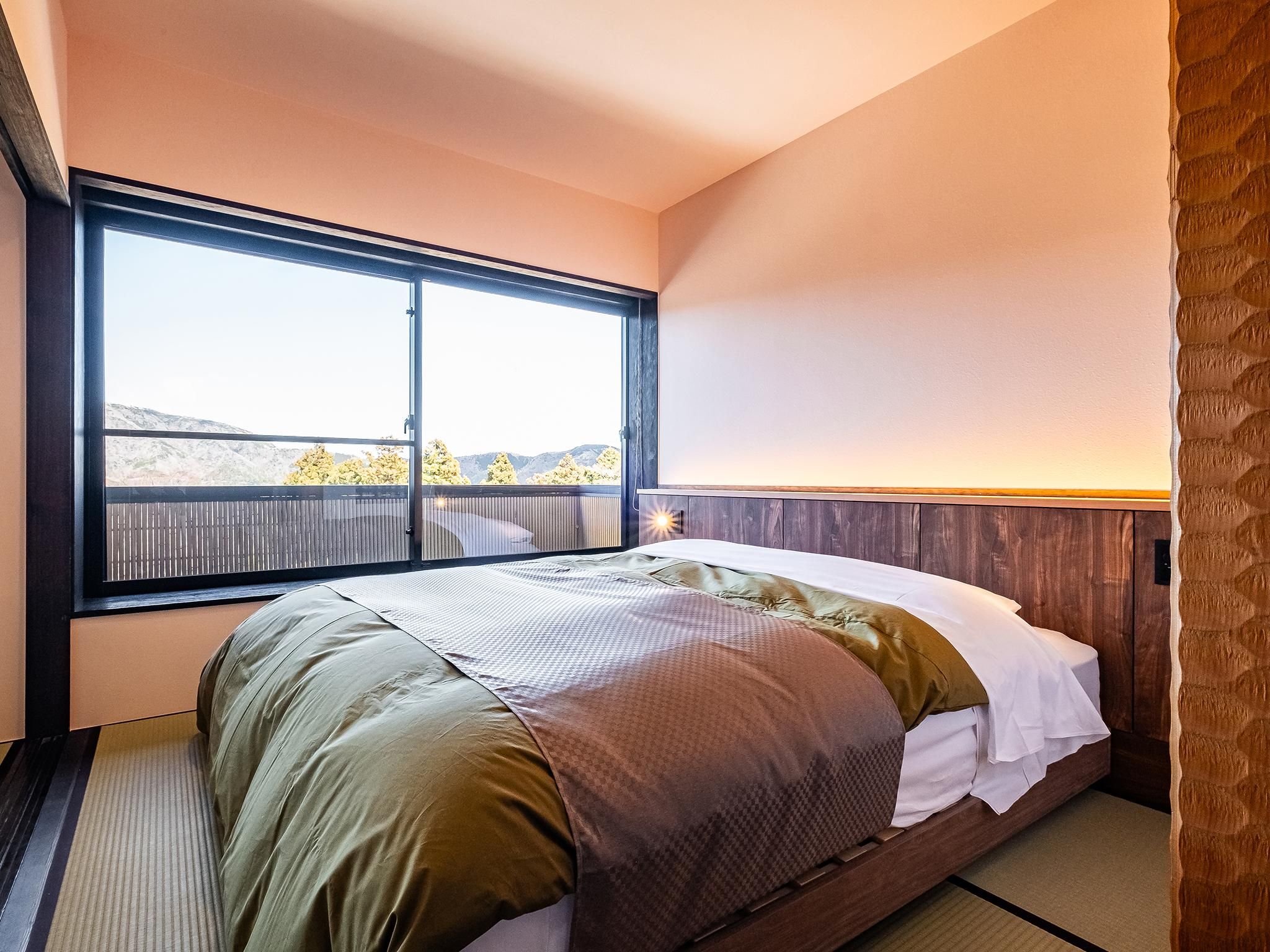 Japanese-Western Queen Double Room 46 Sqm - Separate Guest Room with Open-Air Bath