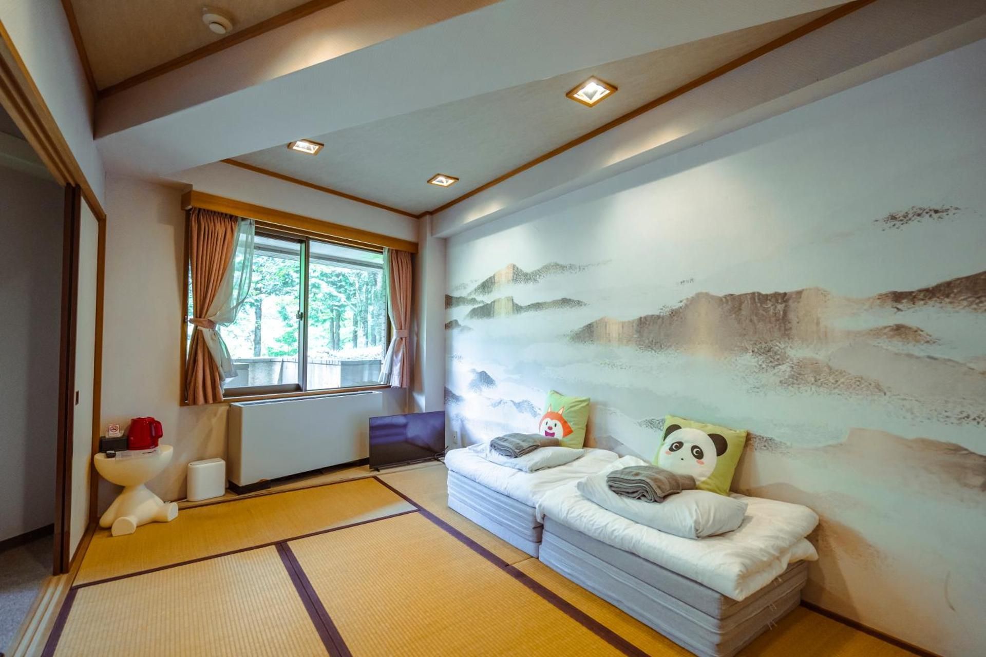 Family Room with Shared Bathroom