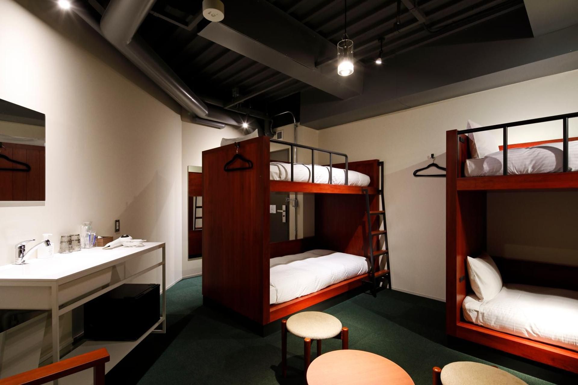 Standard Bunk Bed with shared bathroom