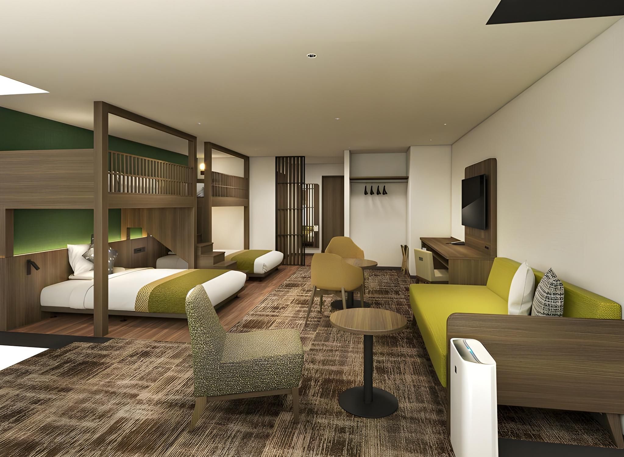 Deluxe Quadruple Room Include 2 Bunk Beds - Non - Smoking