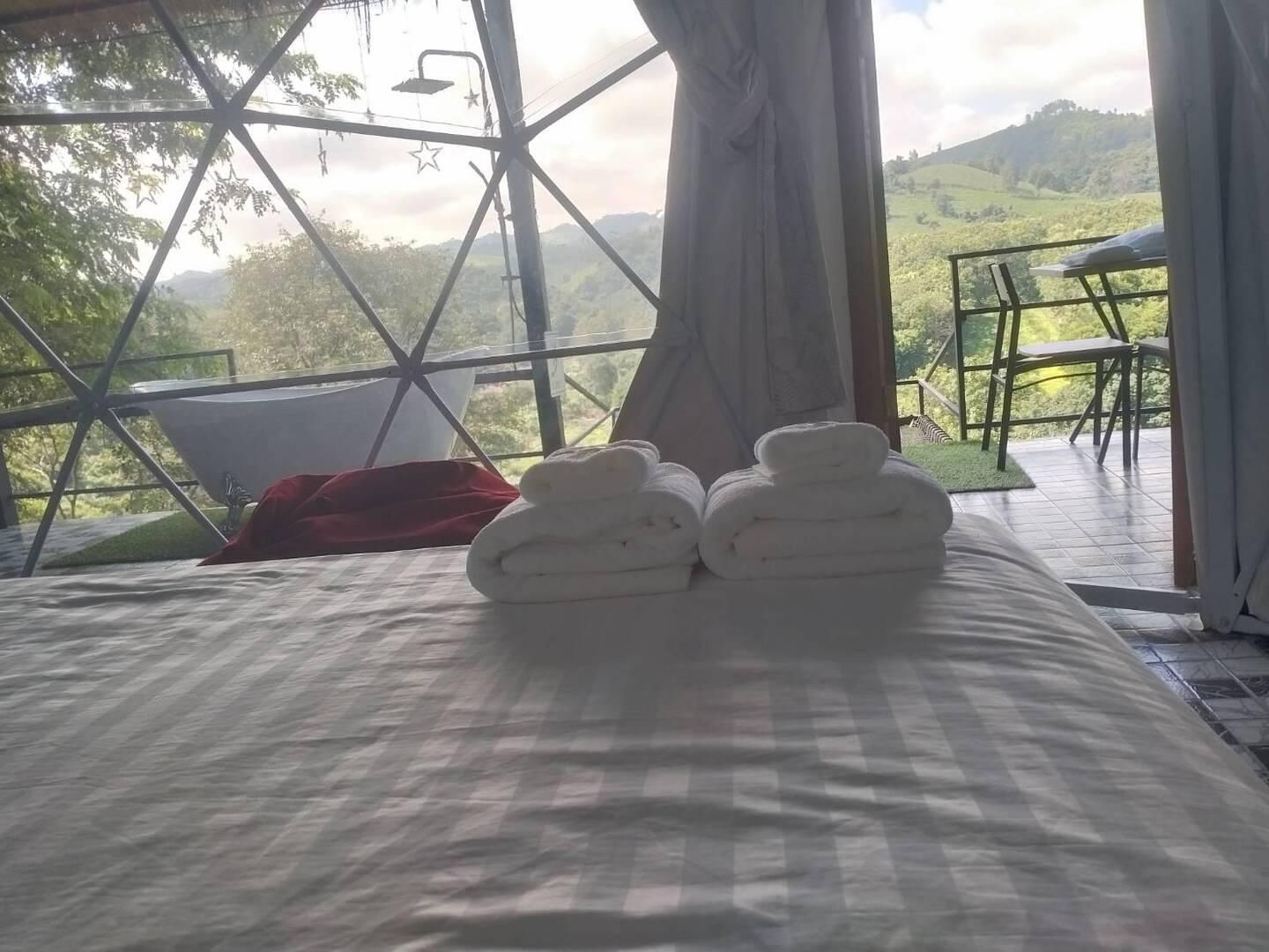 1 King Bed with Sofabed