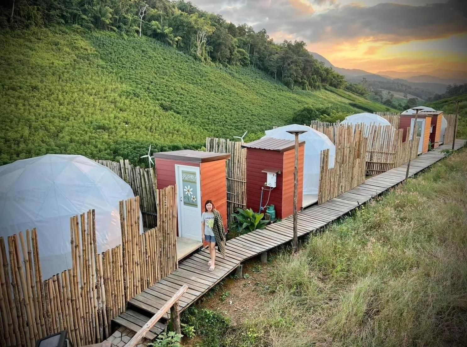 Tent Dom Aircon with Private Bathroom 
