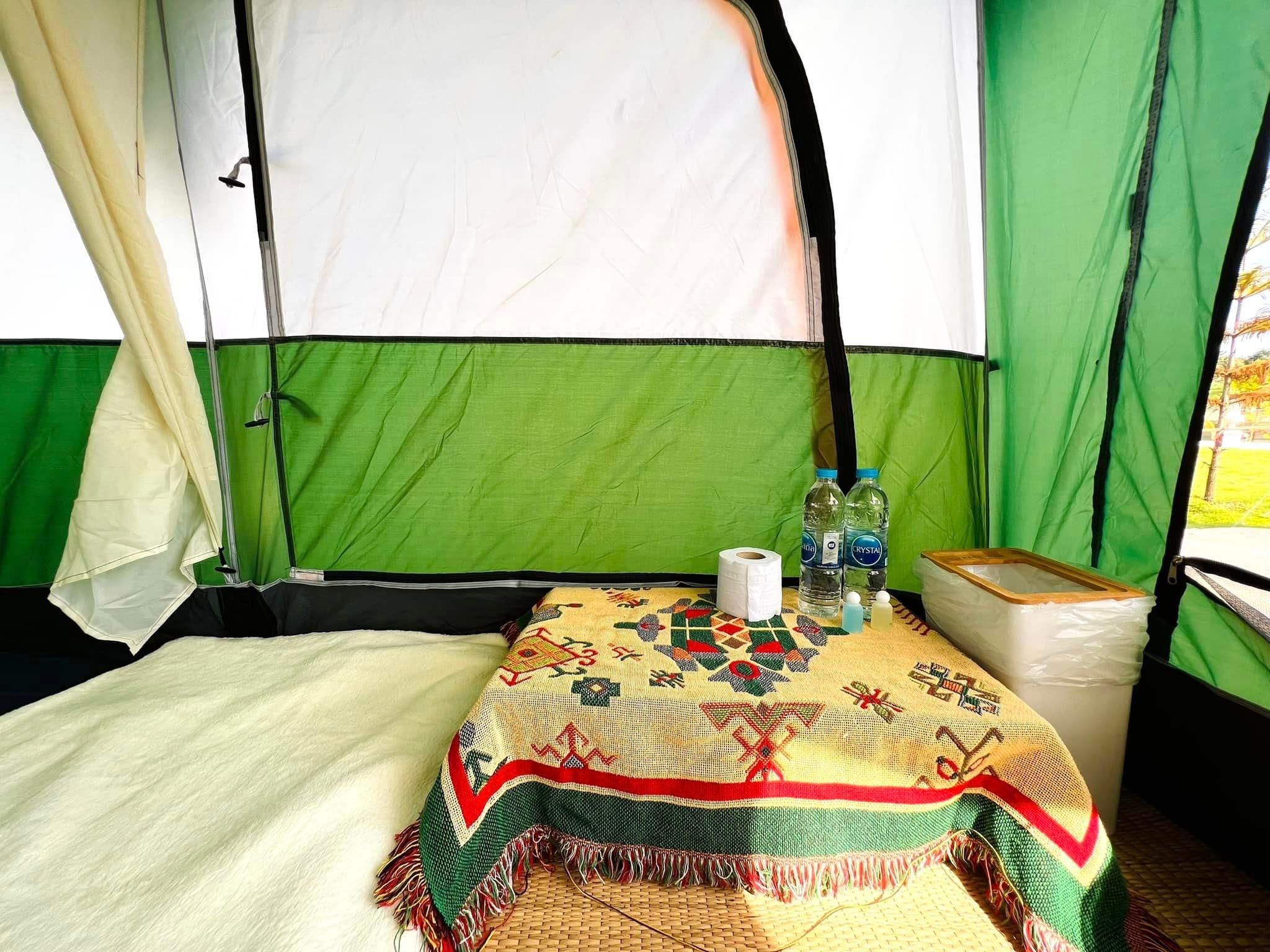 Tent with Shared Bathroom