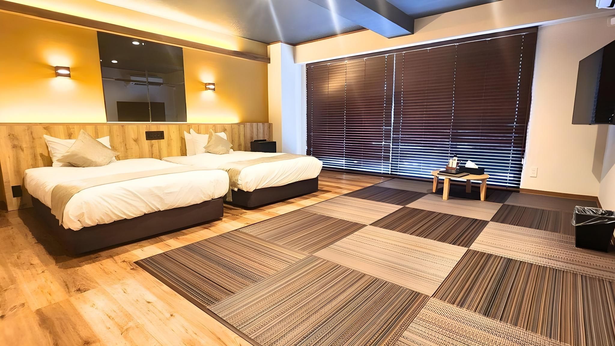 Standard Japanese-Western Classic Suite Room with Open-air Bath & Terrace