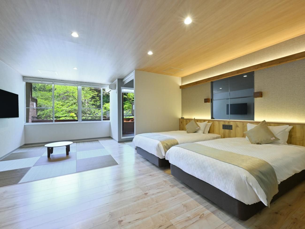 Japanese-Western Classic Junior Suite Room with Open-Air-Bath