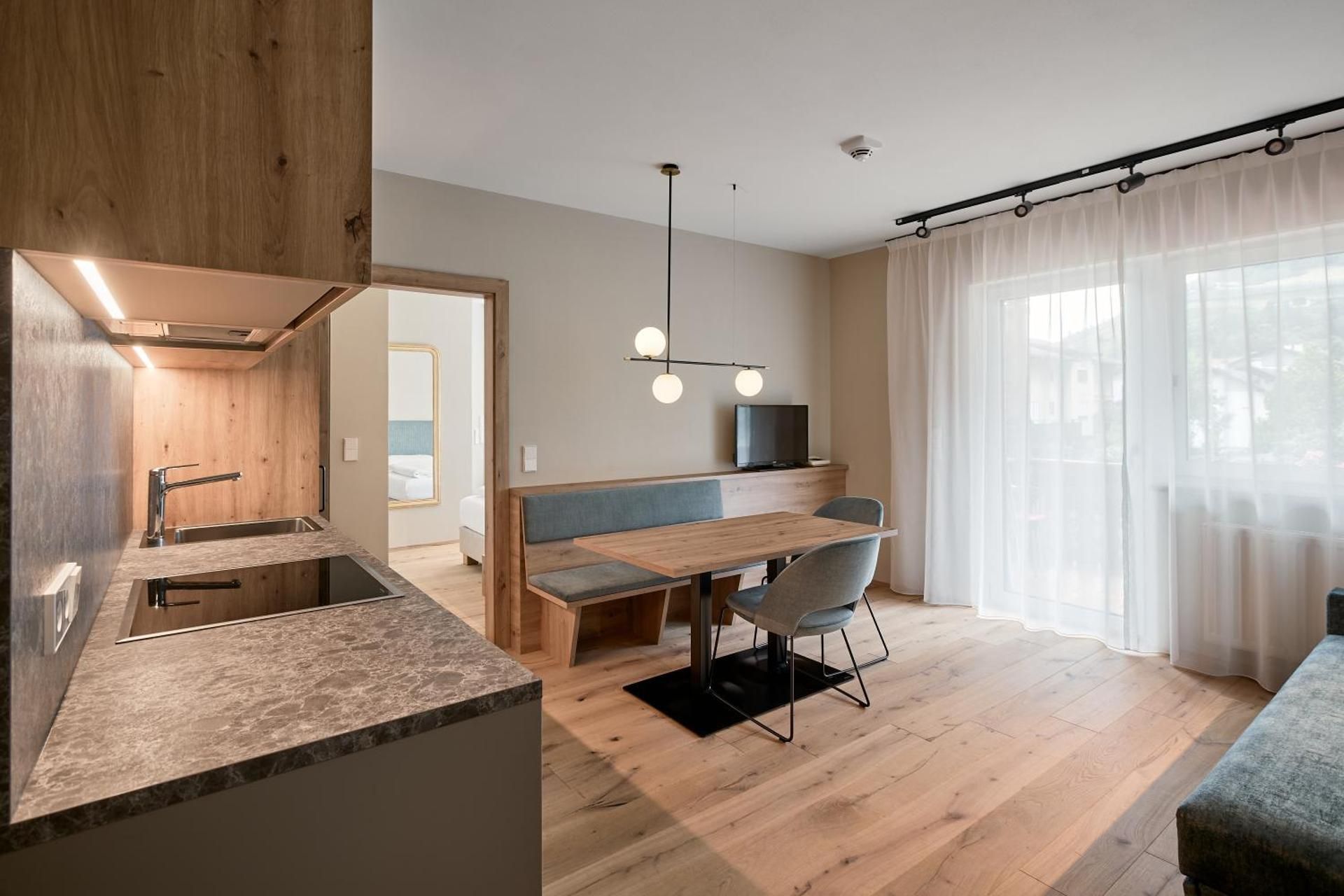 One-Bedroom Apartment with Pool View