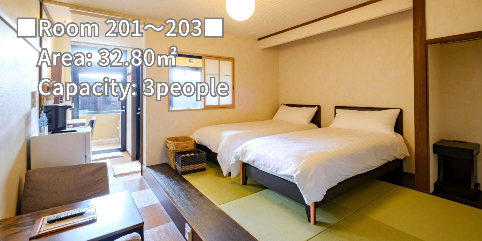 Standard Twin Room with Open-Air Bath