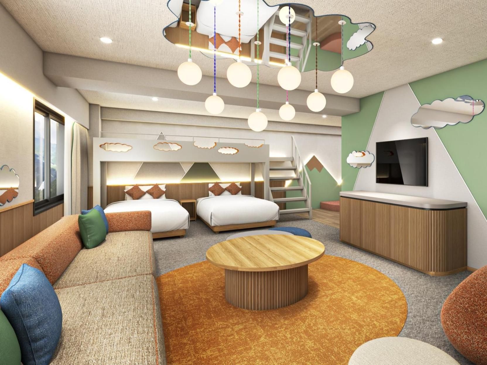 Family Room Sora - Renovated Building - Nonsmoking
