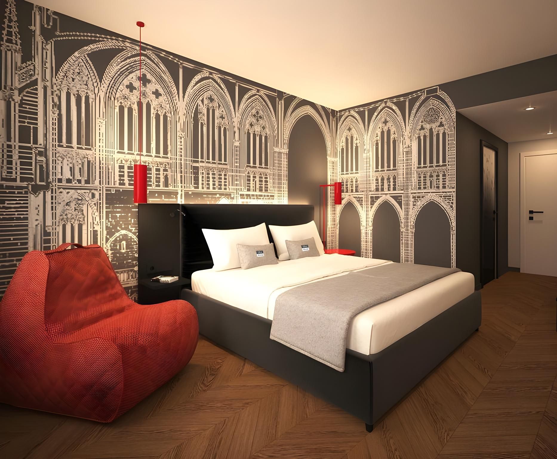 Holiday Inn - the niu Sparrow Regensburg By IHG 1 Queen Premium Sofa Bed Family Room