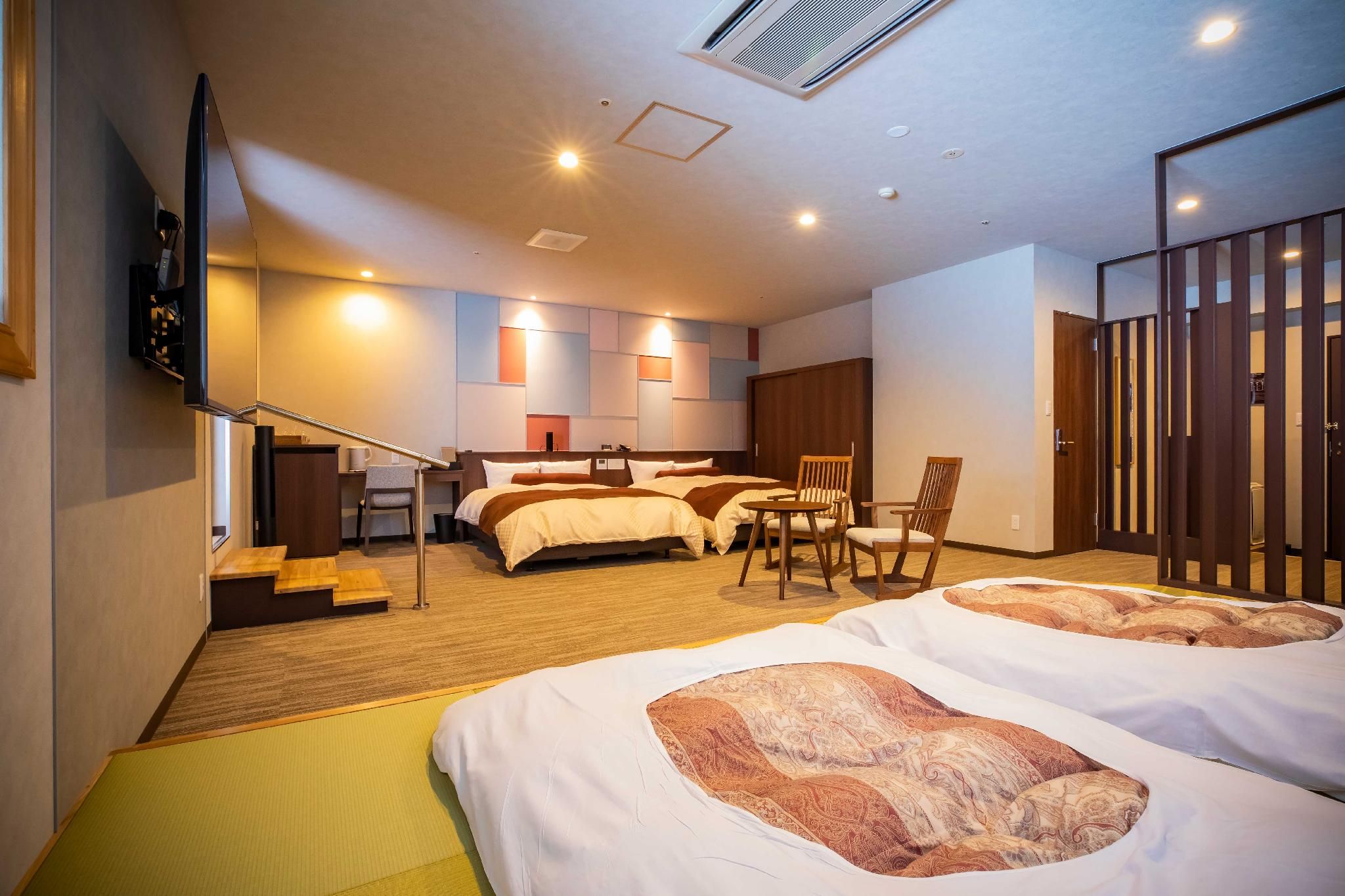 Premium Japanese-Western Style Room with Low Temperature Sauna and Indoor Hot Spring