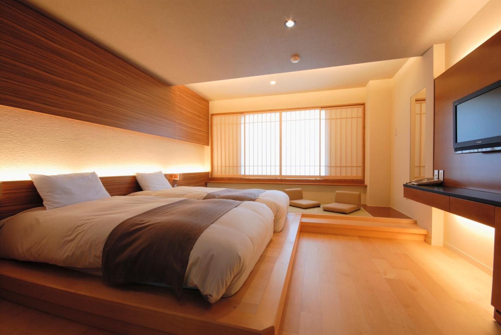 Choyo Tei Hotel Japanese Modern Twin Room with Shared Bathroom - Non-Smoking
