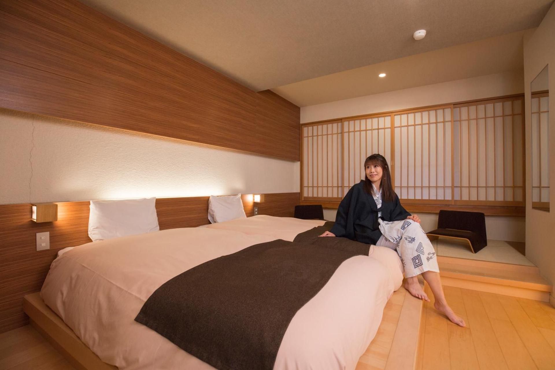 Choyo Tei Hotel Japanese Modern Twin Room with Shared Bathroom - Non-Smoking 2