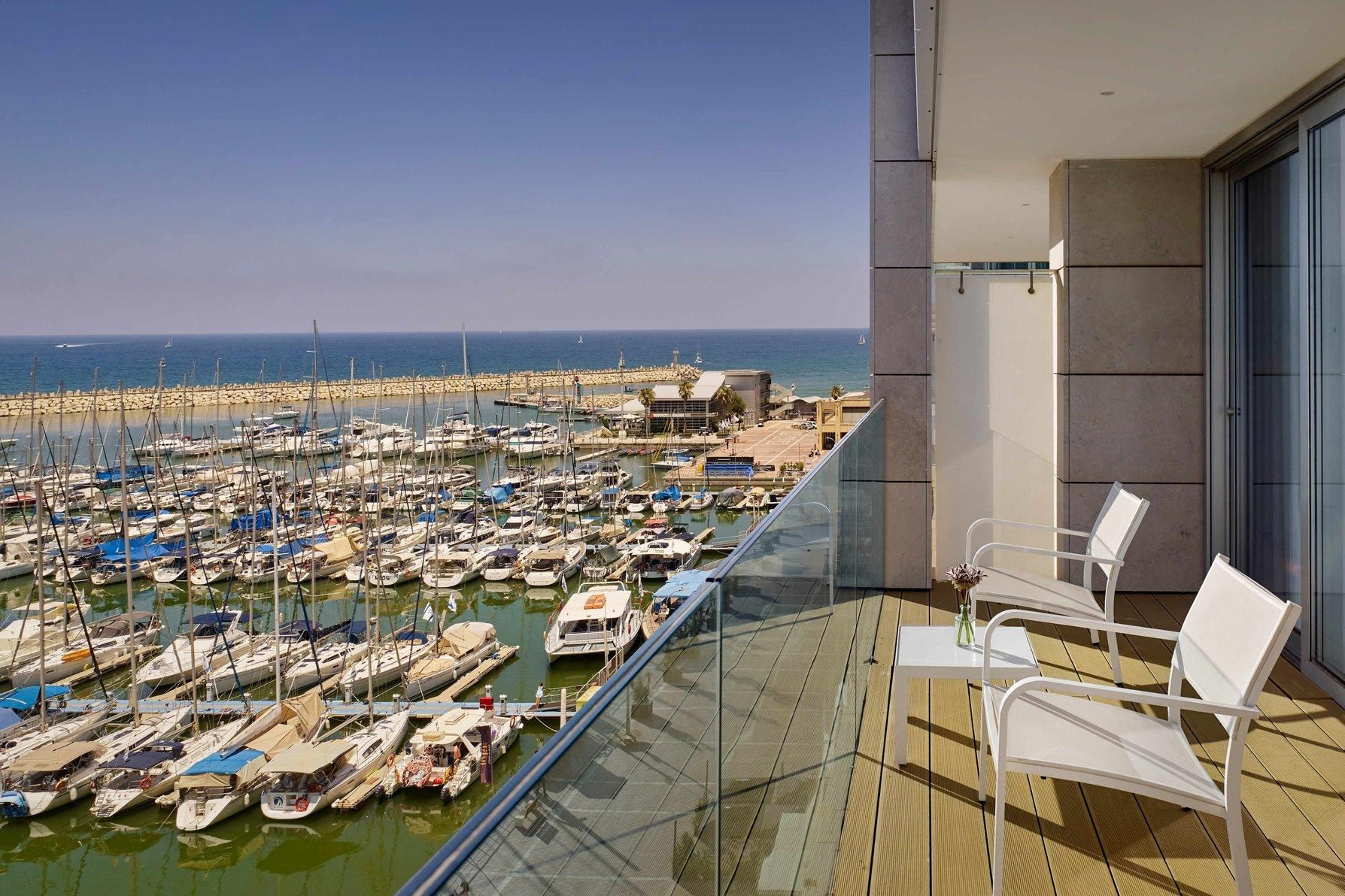 The Ritz-Carlton, Herzliya Deluxe Marina View, Larger Guest room, 1 King, Marina view, Balcony 2