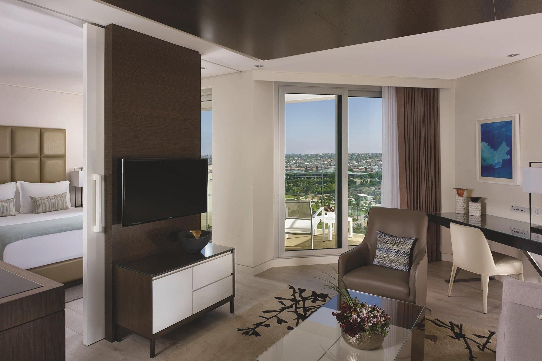 The Ritz-Carlton, Herzliya Executive Suite, 1 Bedroom Executive Suite, Queen, Partial Sea View, Balcony 2