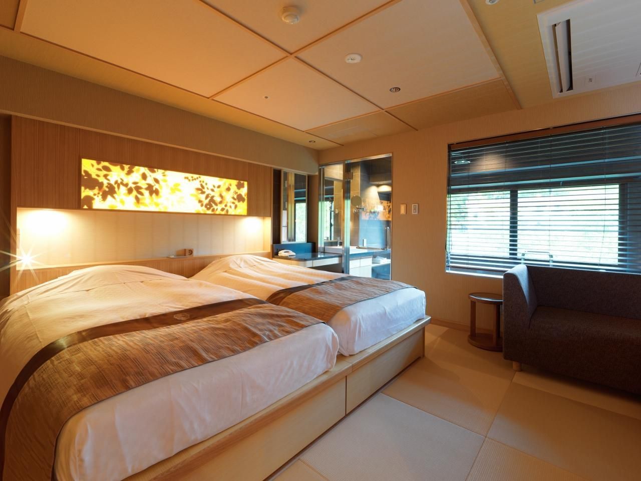 Komorebi Twin Room with Jetted Tub - Non-Smoking