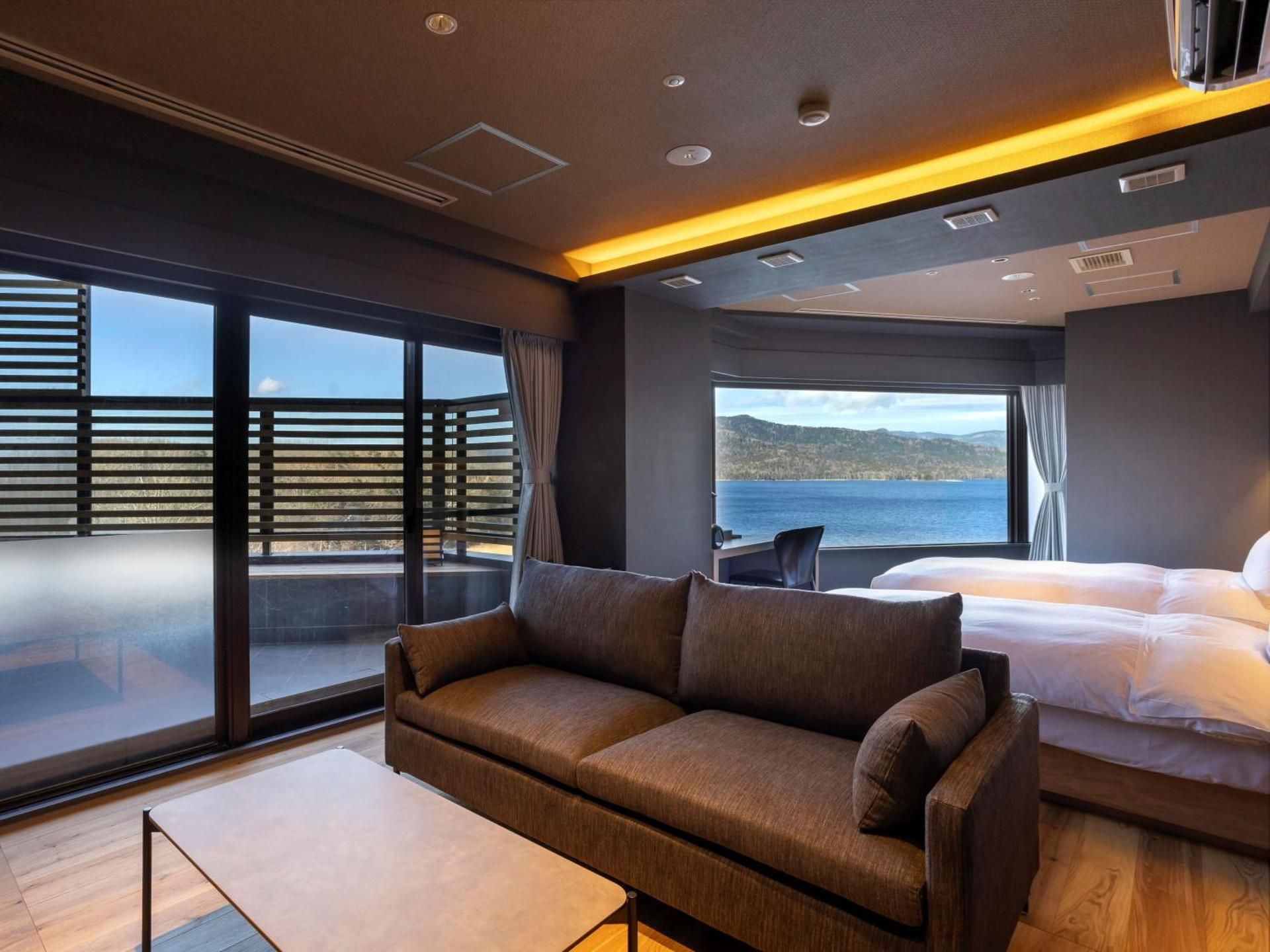 Twin Room with Open Air Bath - Non-Smoking - Buffet Breakfast + Buffet Dinner Included