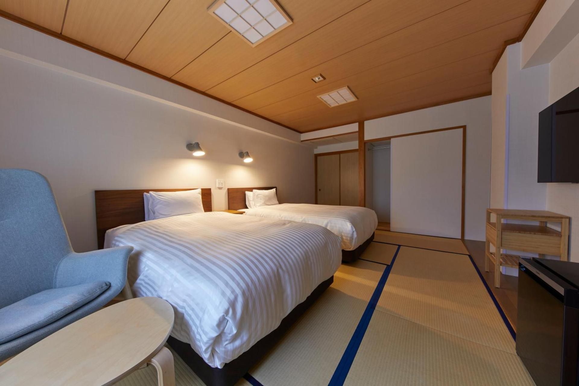 Japanese-Western Style Room with 2 Single Beds - Non-Smoking