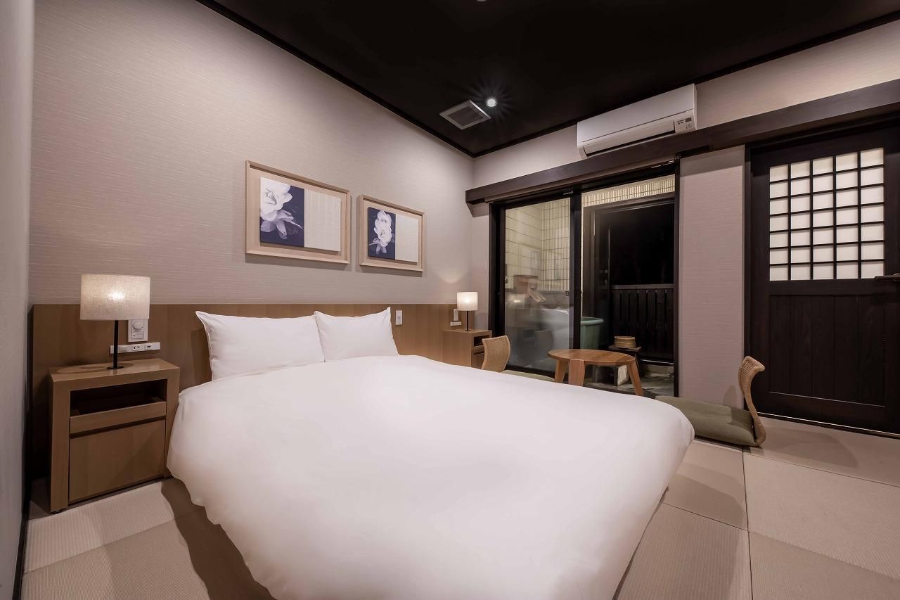 With Semi-Open-Air Bath, Non-Smoking, Japanese-Western Style Standard Double Room