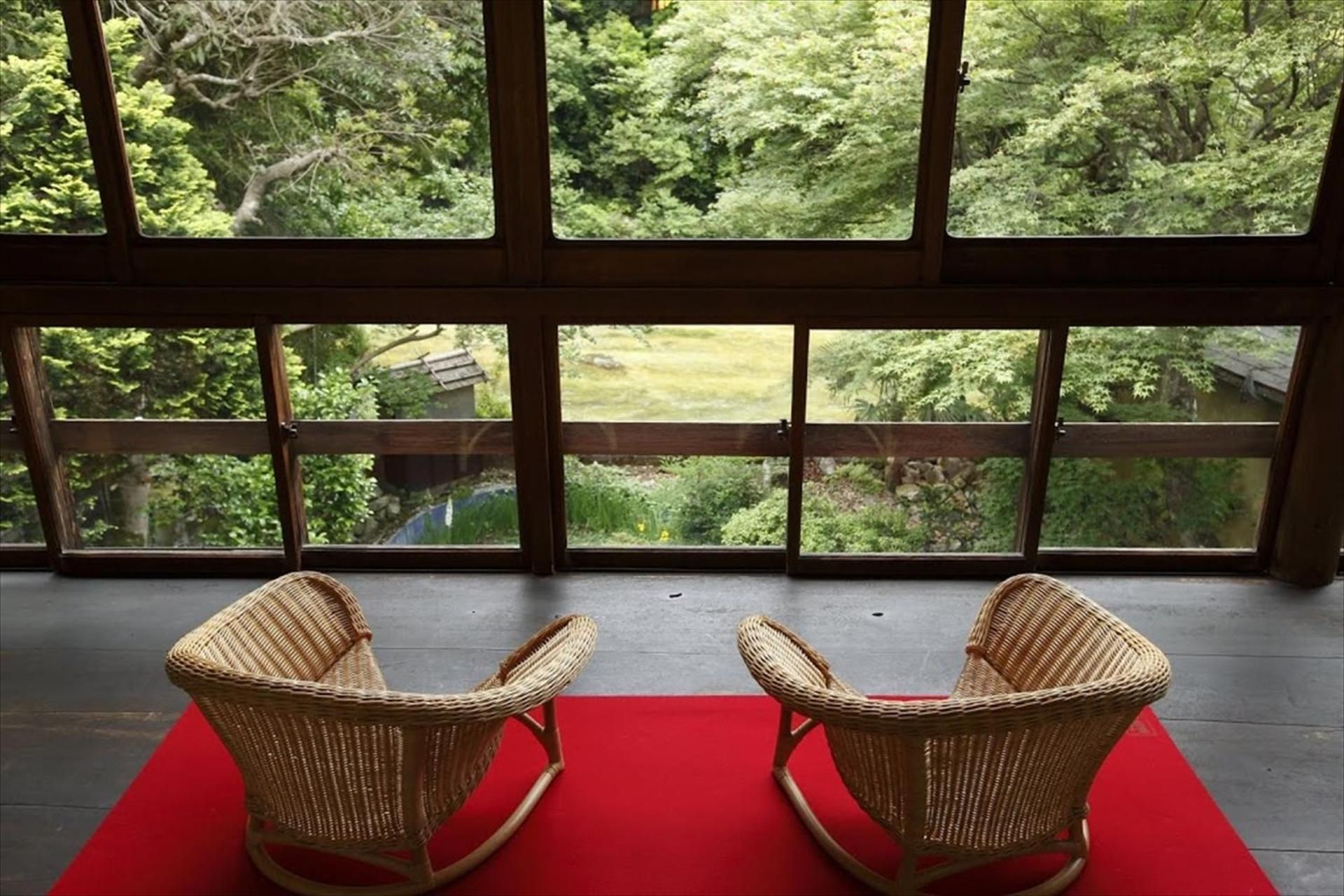 Japanese-Style Family Room with Shared Bathroom