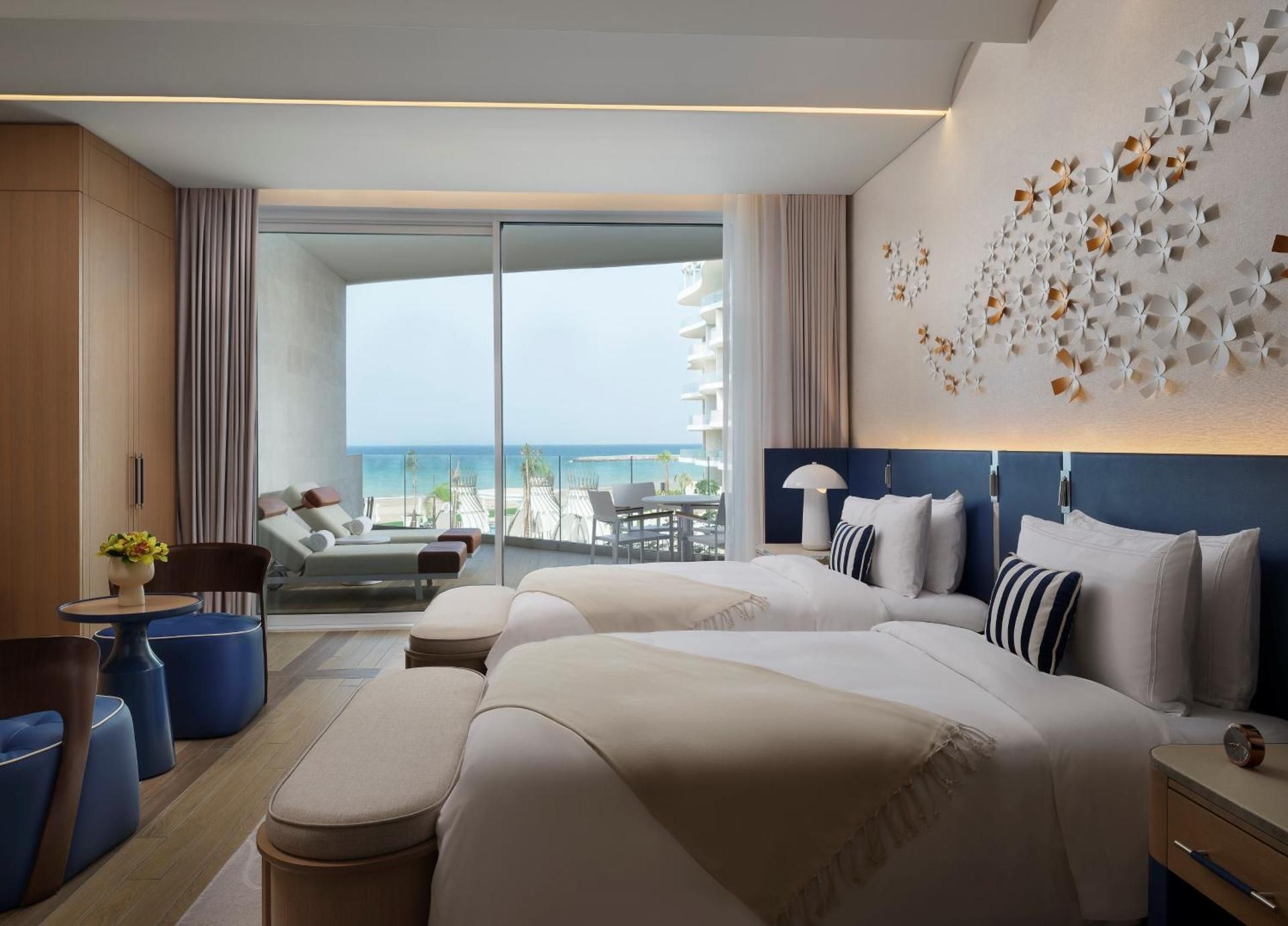 Palm Duplex Two-Bedroom Suite with Balcony and Sea View