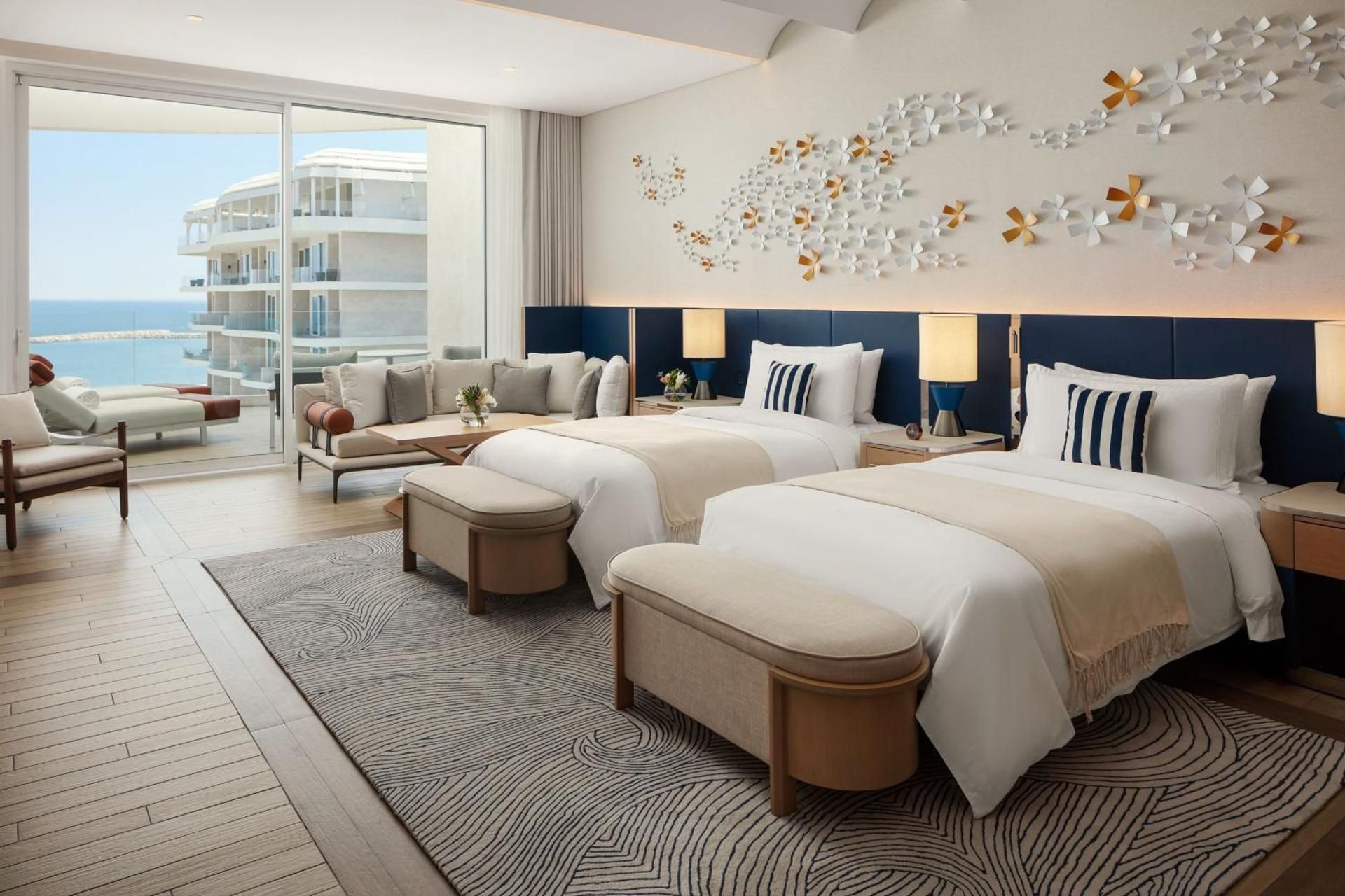 Deluxe Twin Room with Balcony and Sea View