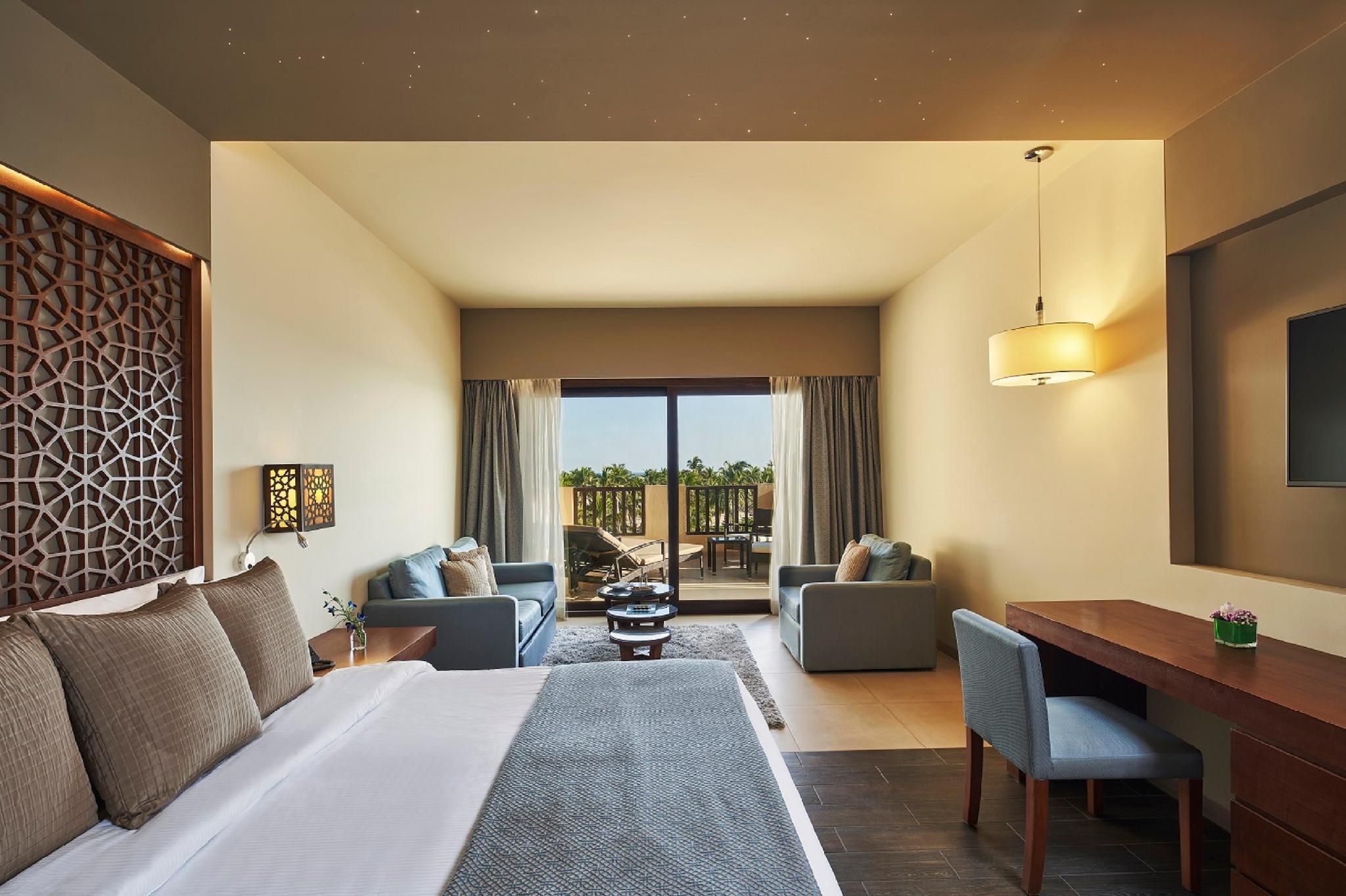 Deluxe Pool and Lagoon view Room King Bed With Aqua Park Entrance