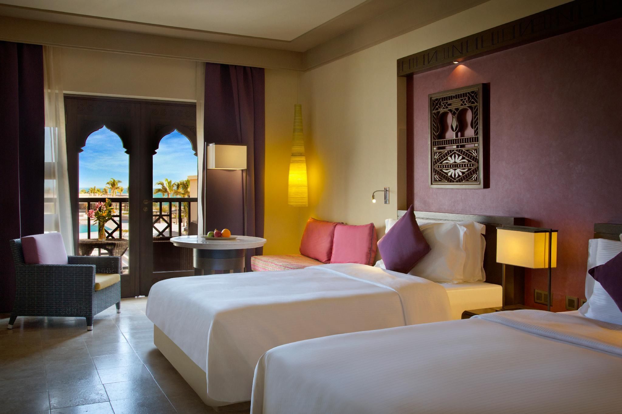 Ocean View Room With Lounge Access - Twin Beds With Aqua Park Access
