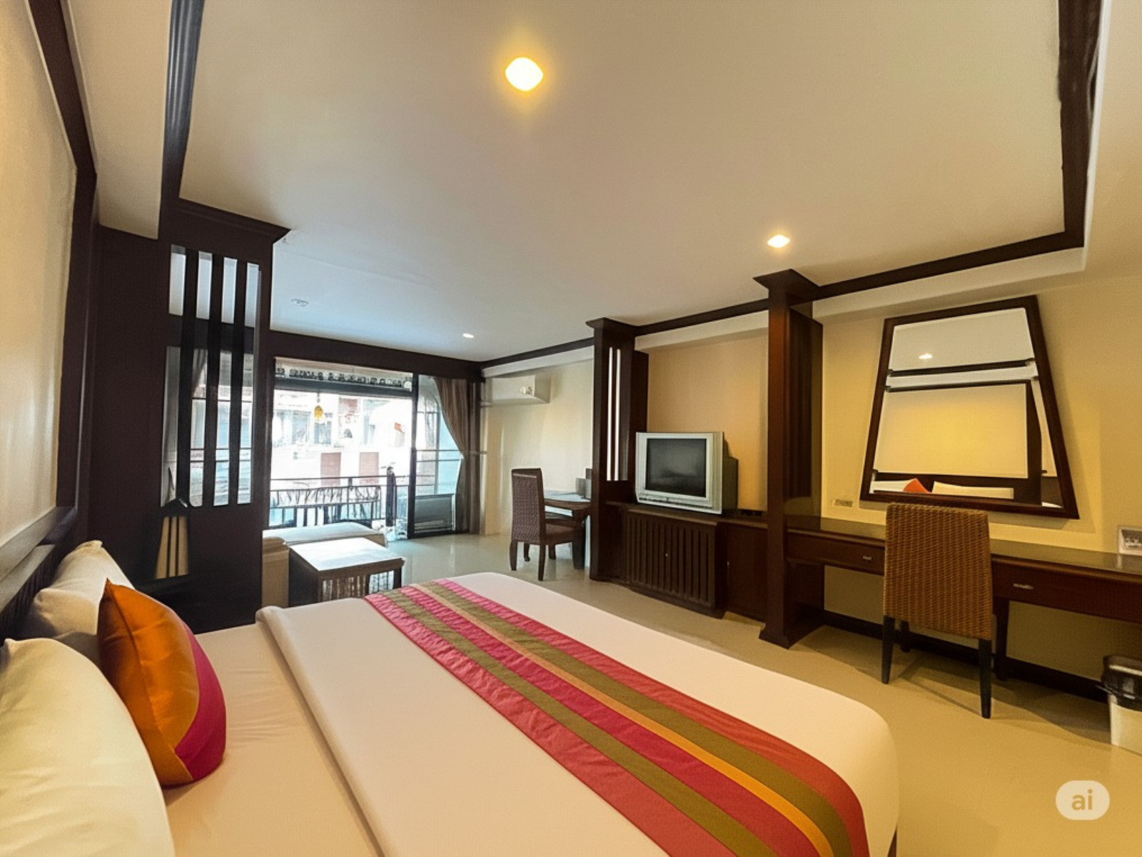 Studio 1 Bed with Balcony