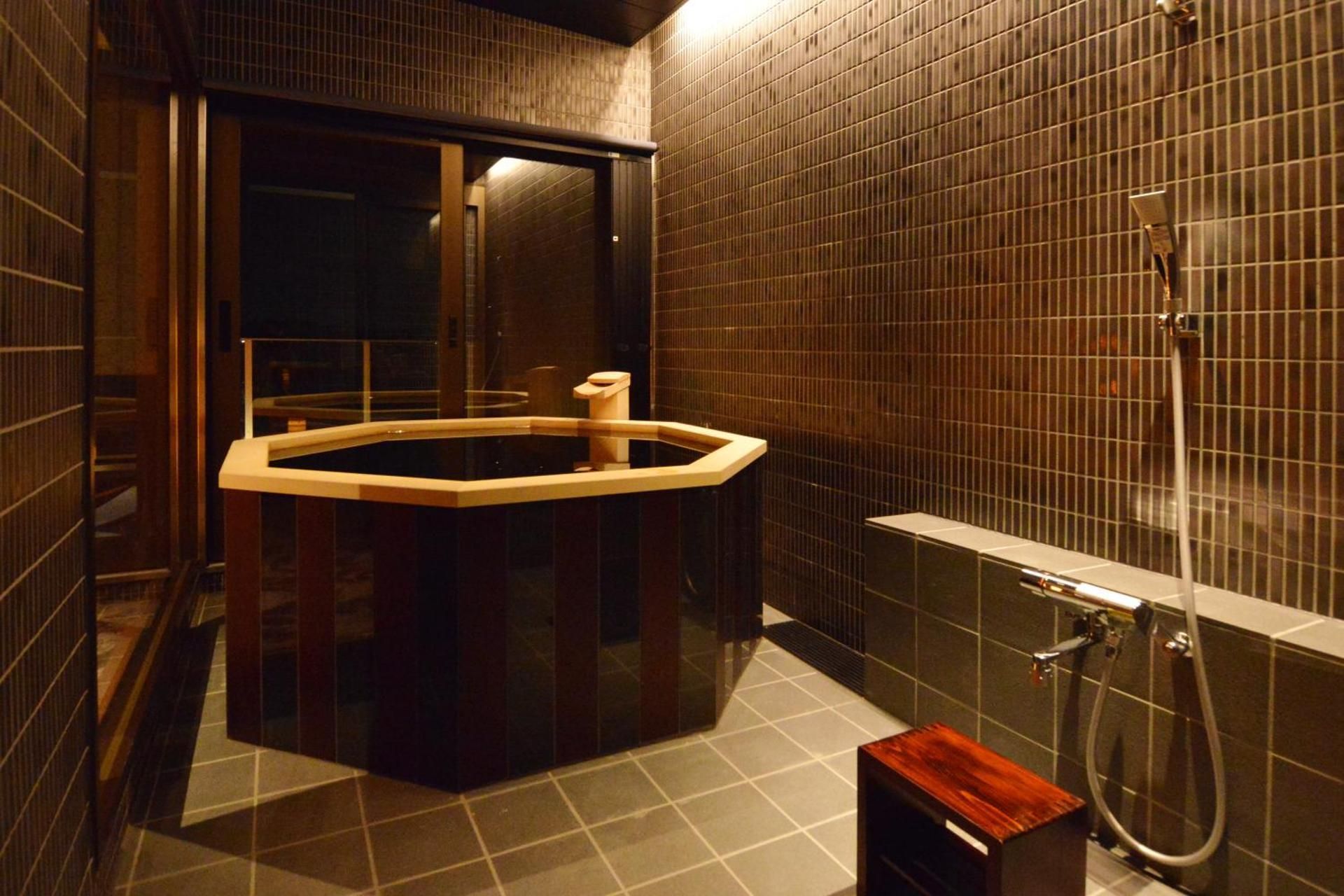 Mt. Fuji view room for 3 people with Private onsen & terrace included sushi dinner
