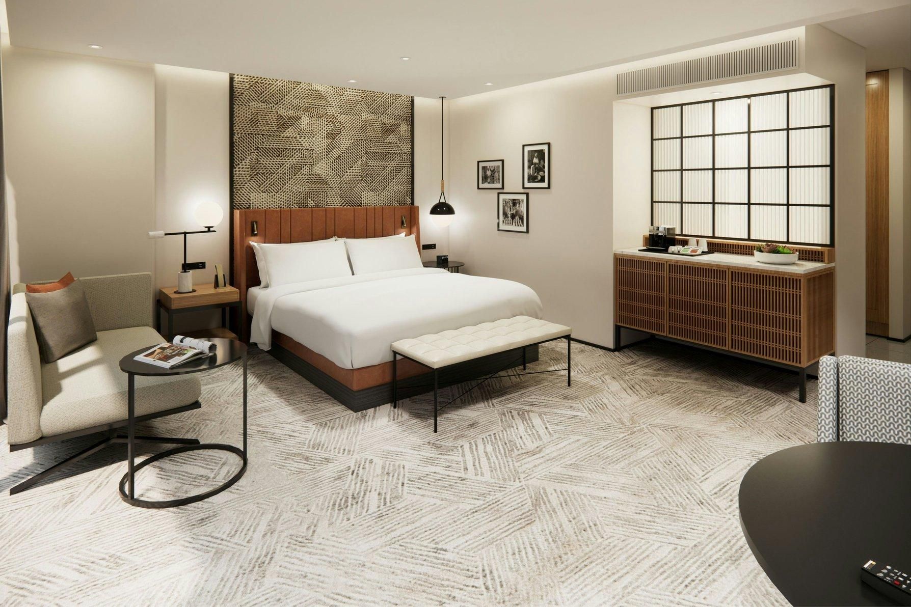 Club lounge access, Club Guest room, 1 King, City view