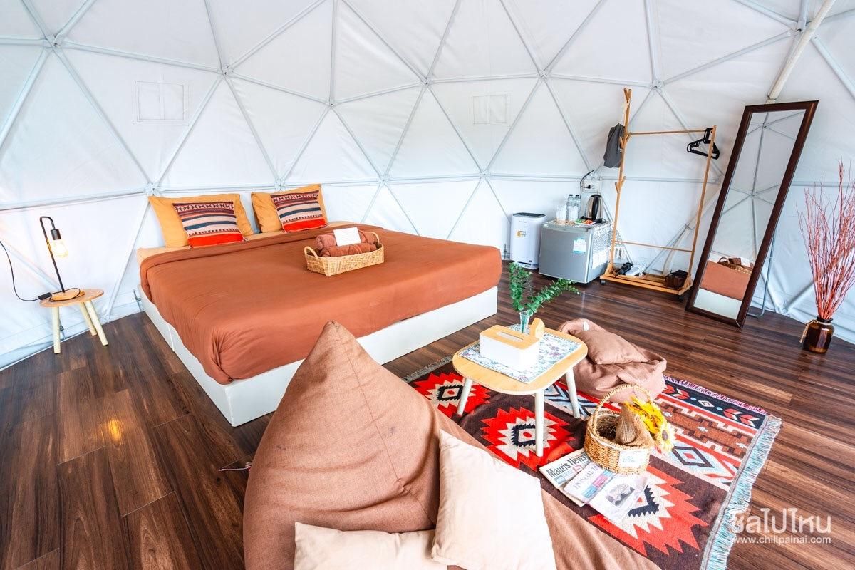 Mondara Villa and Glamping Dome Tent with Semi-Double Bed