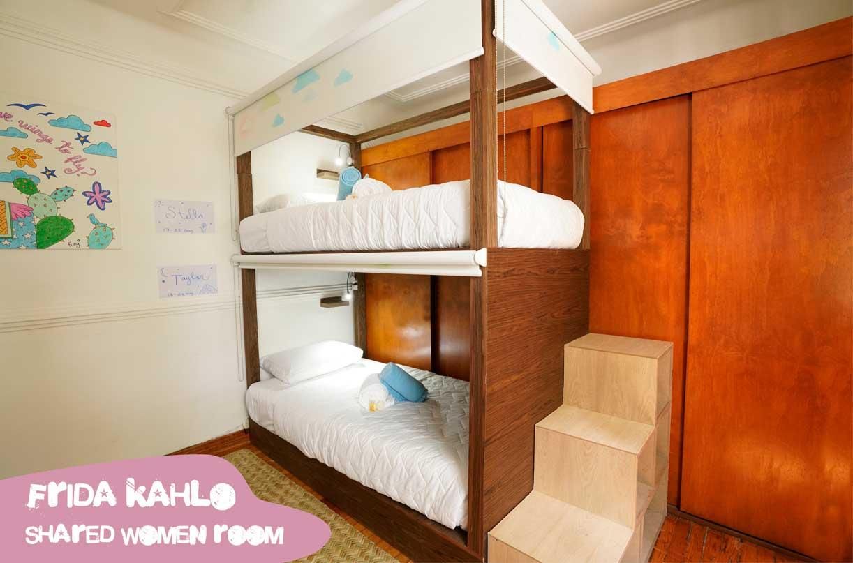 Single Bed in Dormitory Female Room - 4 Beds