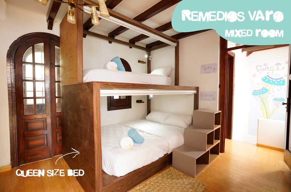 Queen Bed in 4-Bed Shared Bedroom