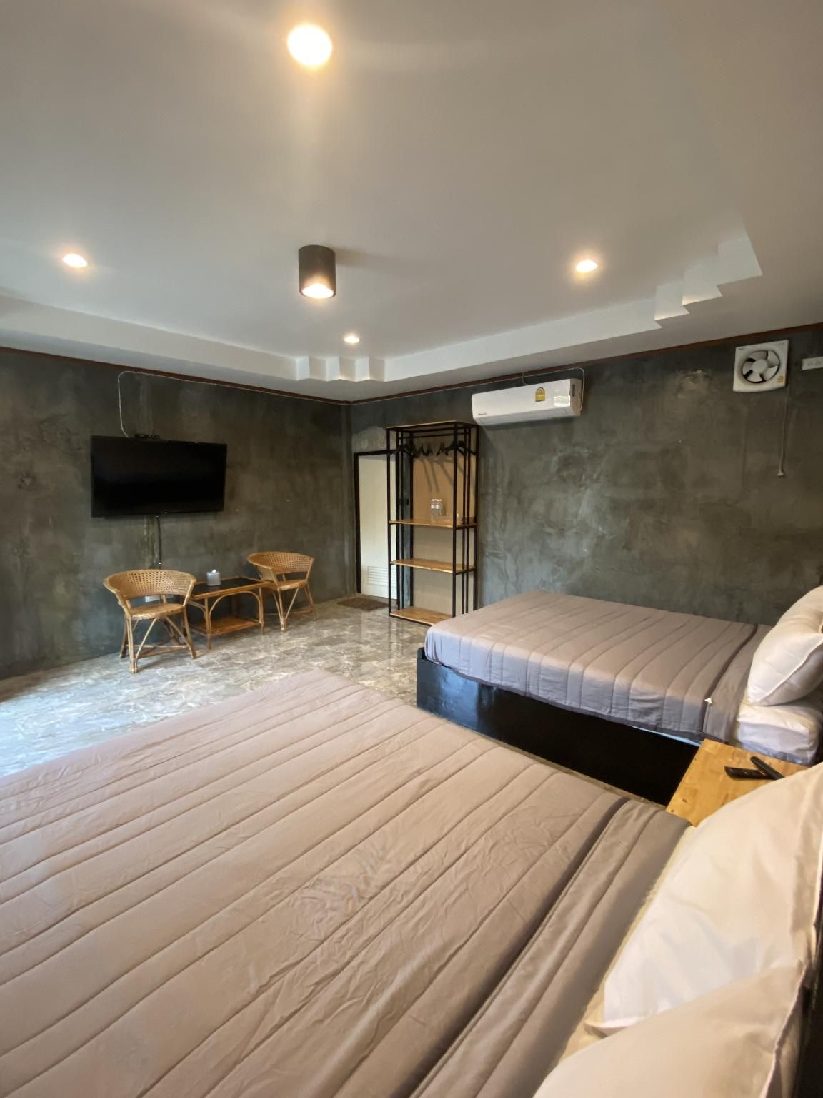 Quadruple Room A with Shared Bathroom - Non-Smoking