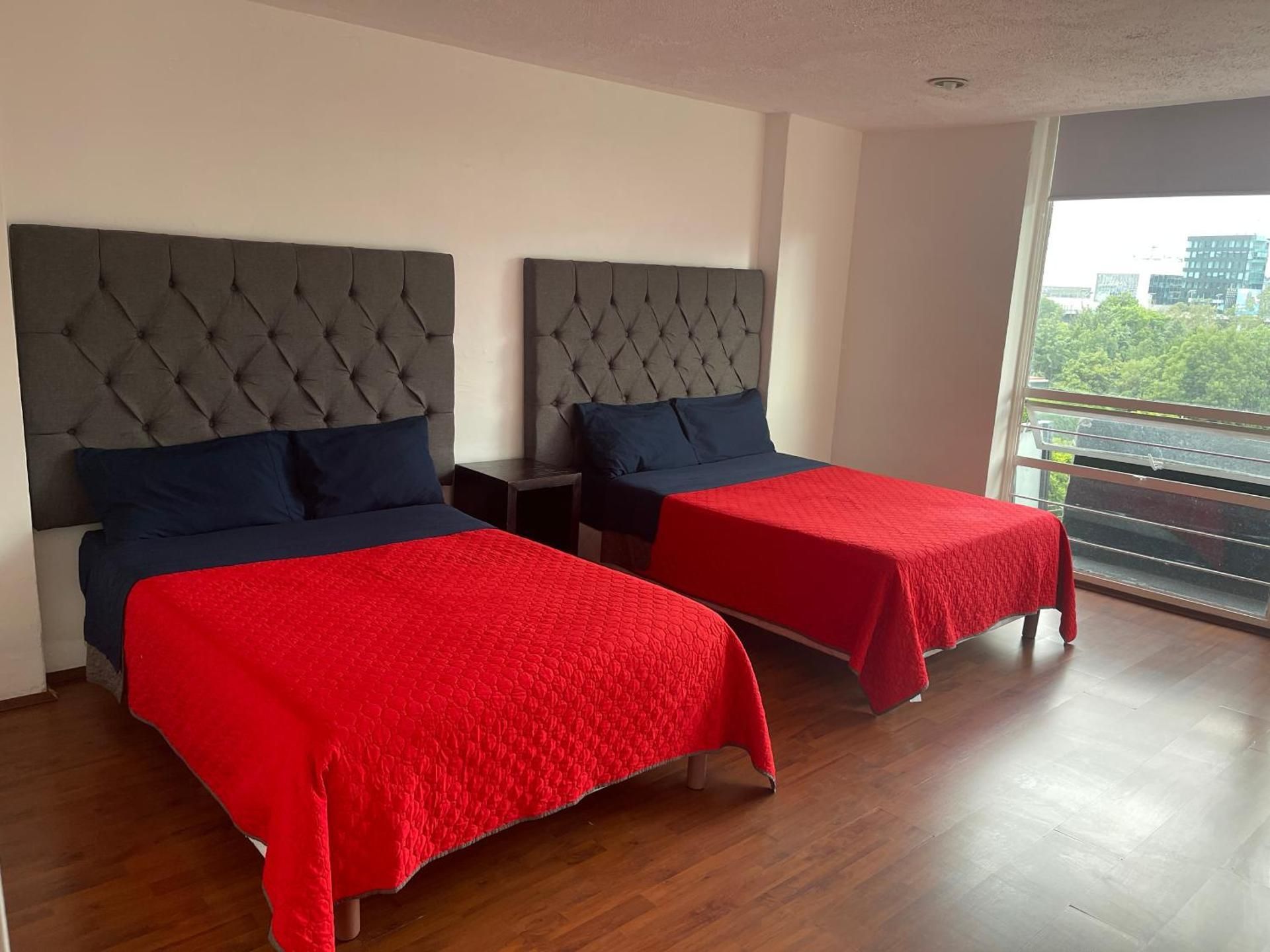 Three-Bedroom Apartment with Balcony