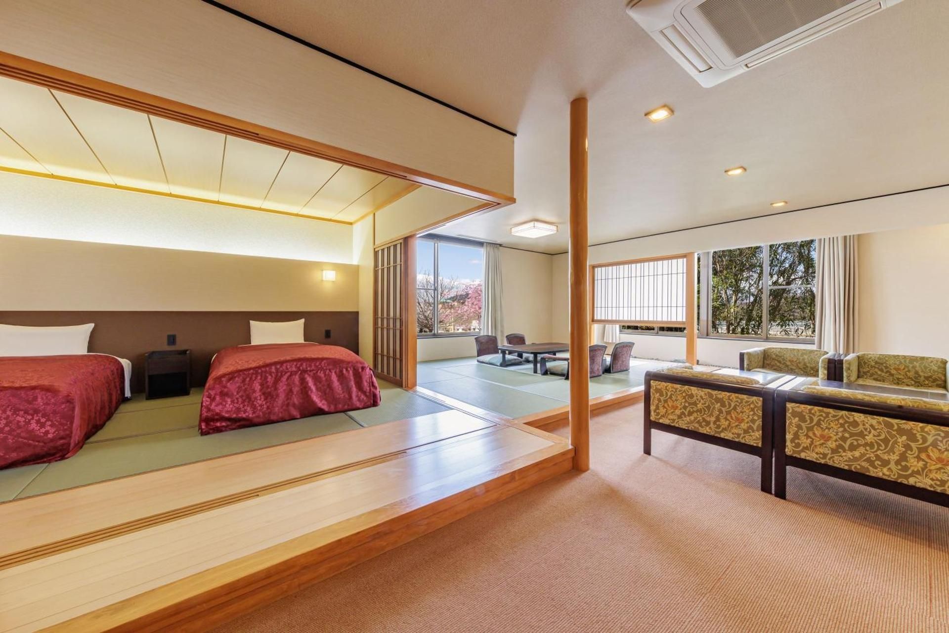 Room with Tatami Area with Private Bathroom - Yasuragi C - Non-Smoking