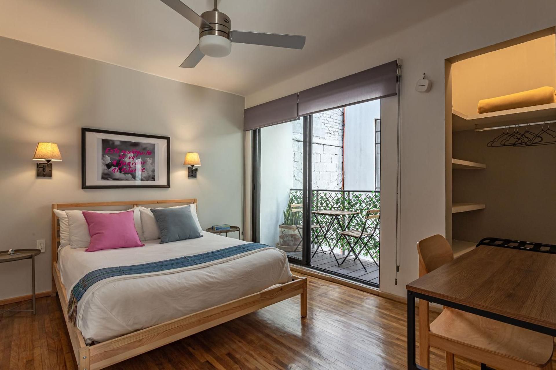 Studio with Balcony