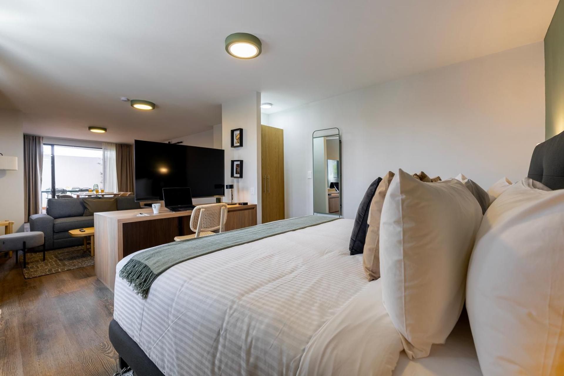 One-Bedroom Loft Apartment with Balcony