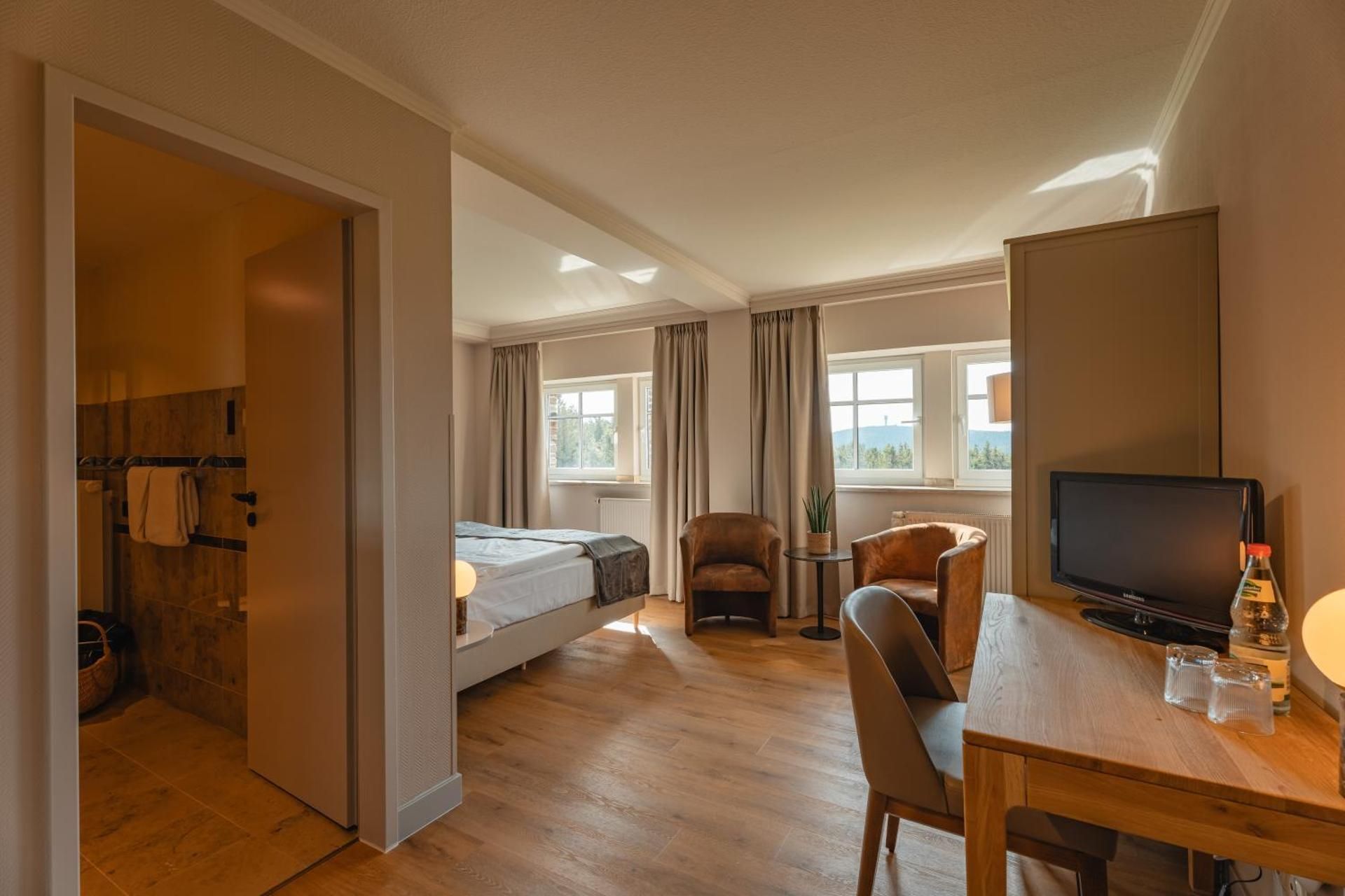 Naturhotel Sachsenbaude Oberwiesenthal - Indoor-Pool & Outdoor-Whirlpool Standard Double Room 3