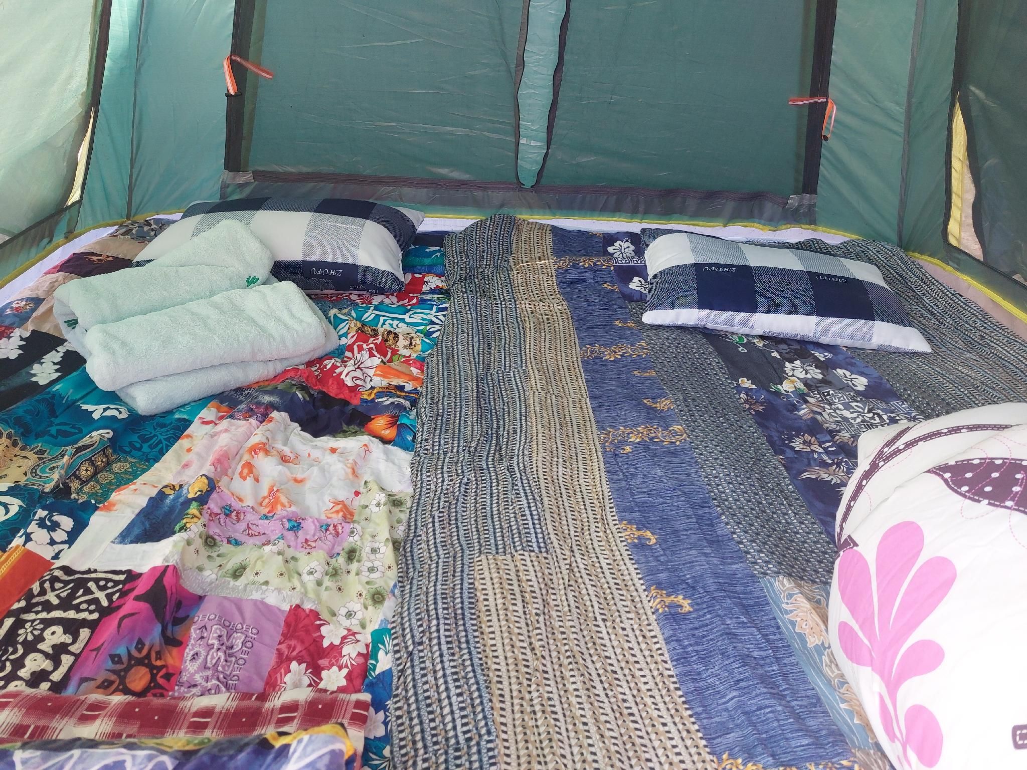 Tent with Shared Bathroom